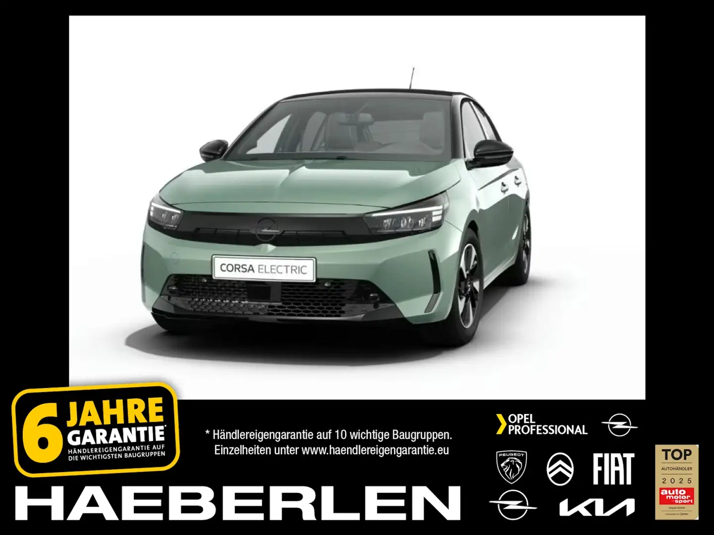 Opel Corsa-e Yes Allwetter*Onboard-Charger Verde - 1