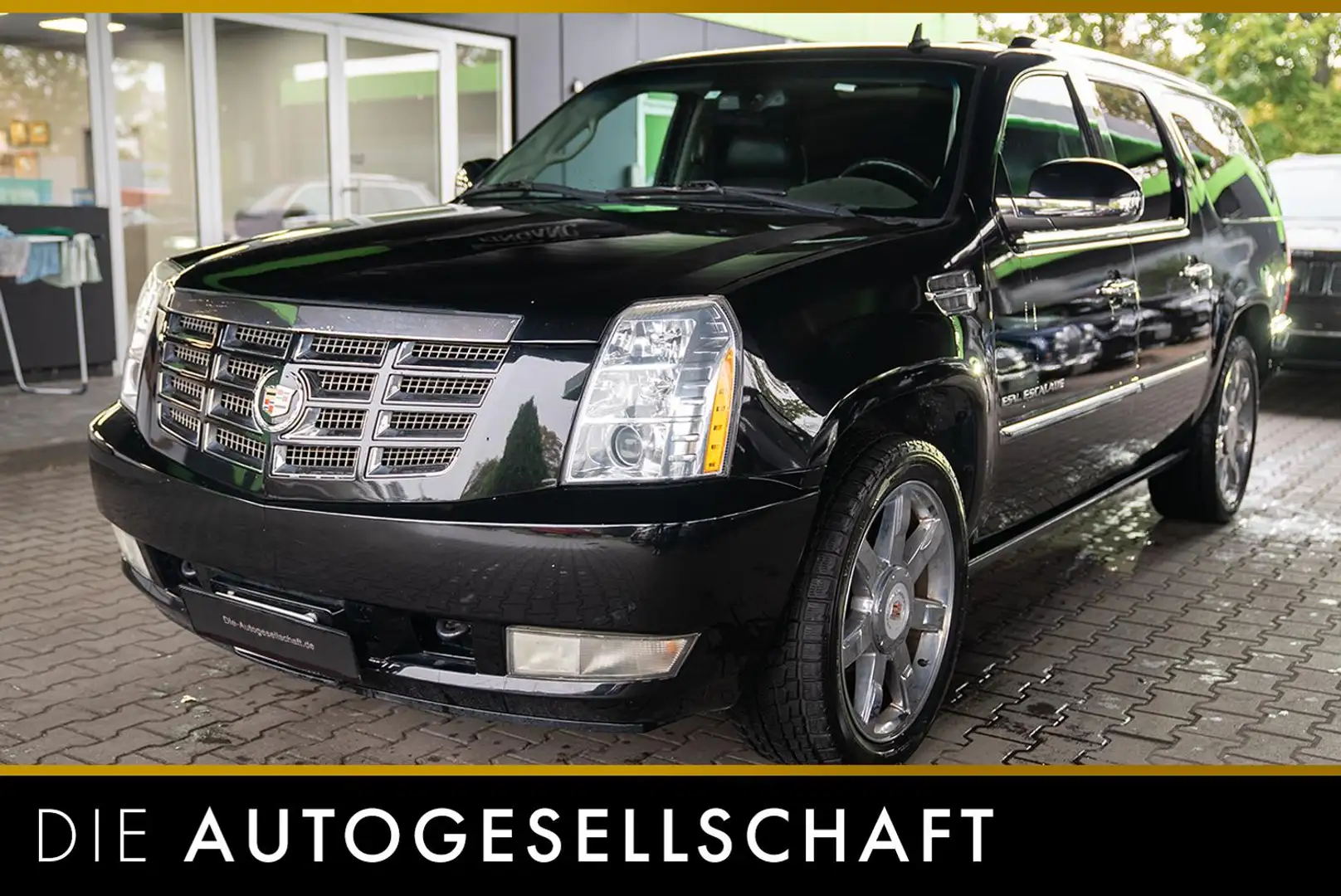 Cadillac Escalade 6.2 V8 ESV *BI-XENON*LEDER*TEMP*LANG* Zwart - 1