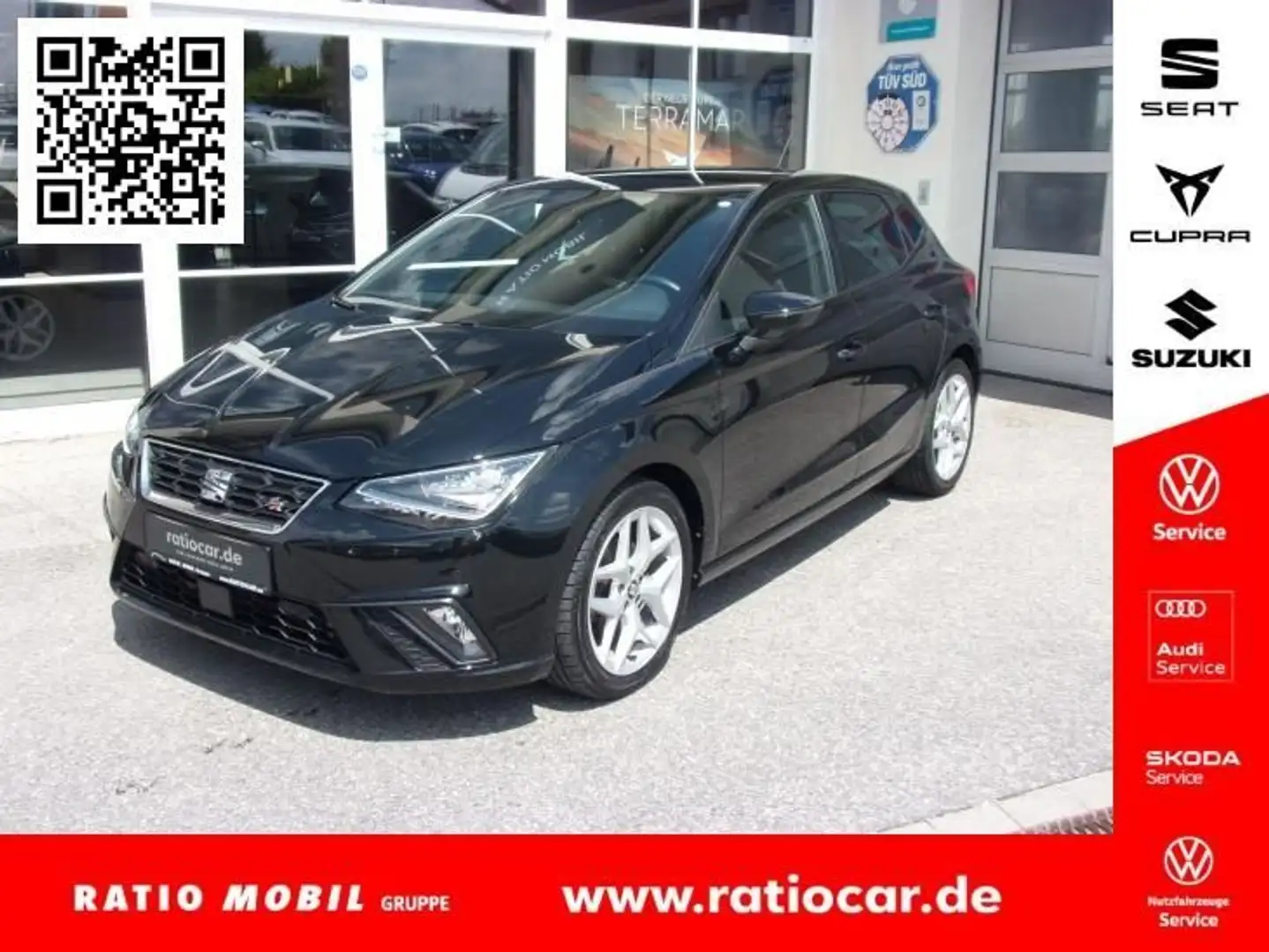 SEAT Ibiza IBIZA FR 1.0 TSI DSG GAR.-03/2026* NAVI Zwart - 1