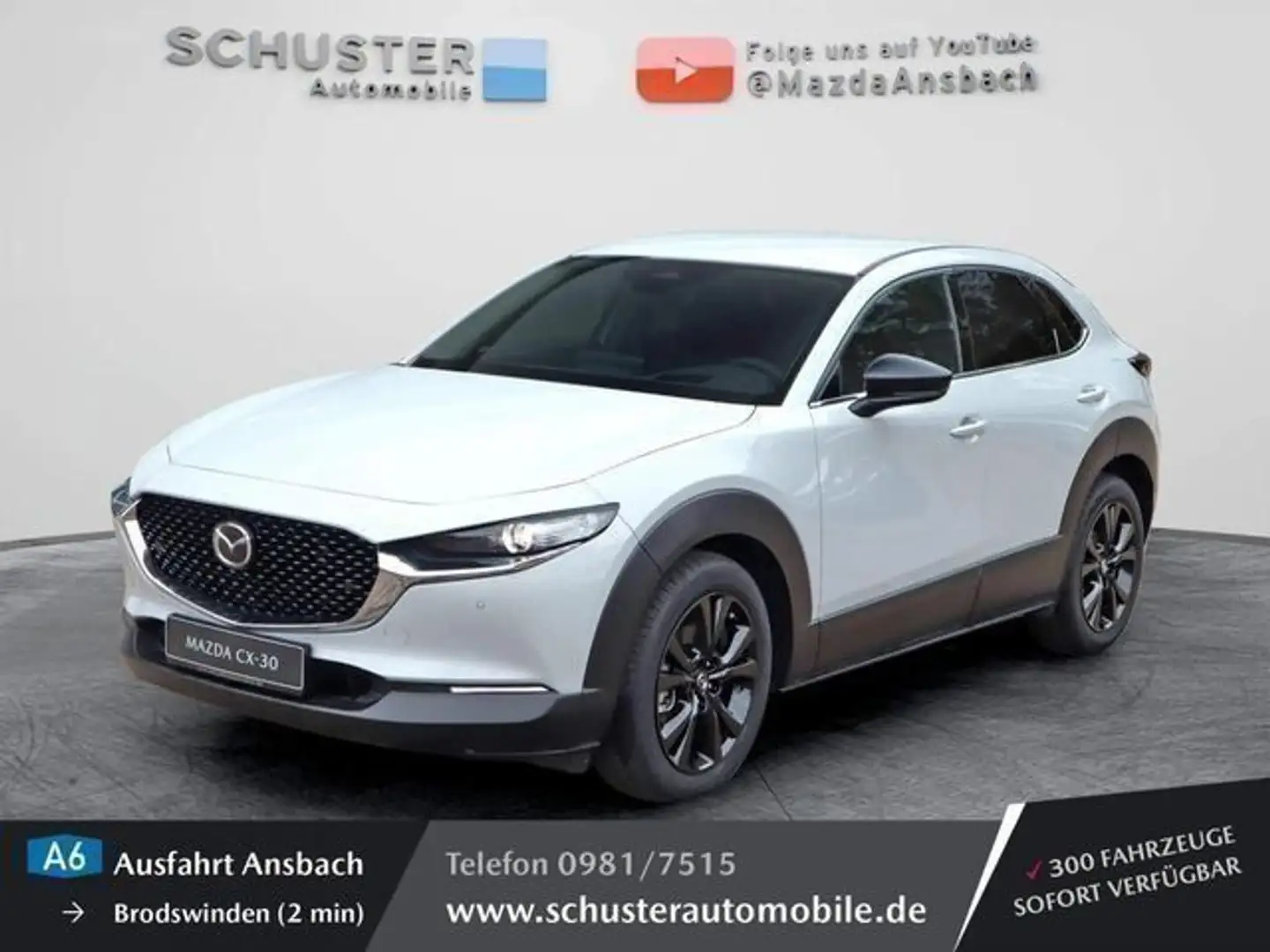 Mazda CX-30 Homura 2.0l 186 PS Automatik Navi/Head-Up/ Silber - 1