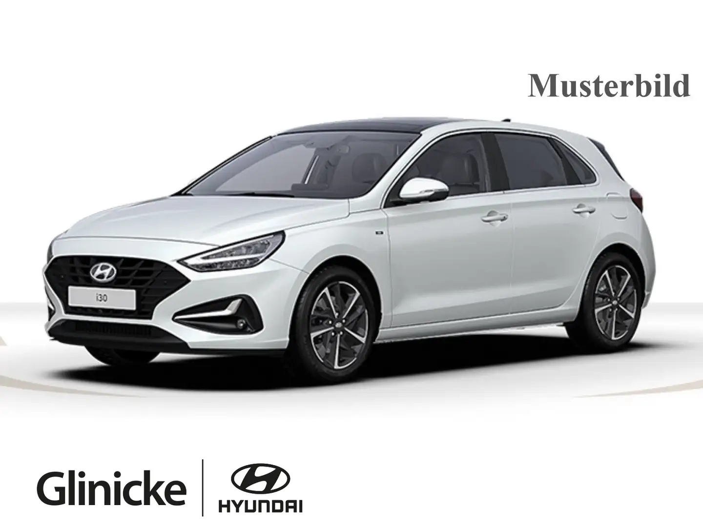 Hyundai i30 TREND*LED*NaviP*KomfortP*SmartKey*RKam*SitzH Weiß - 1