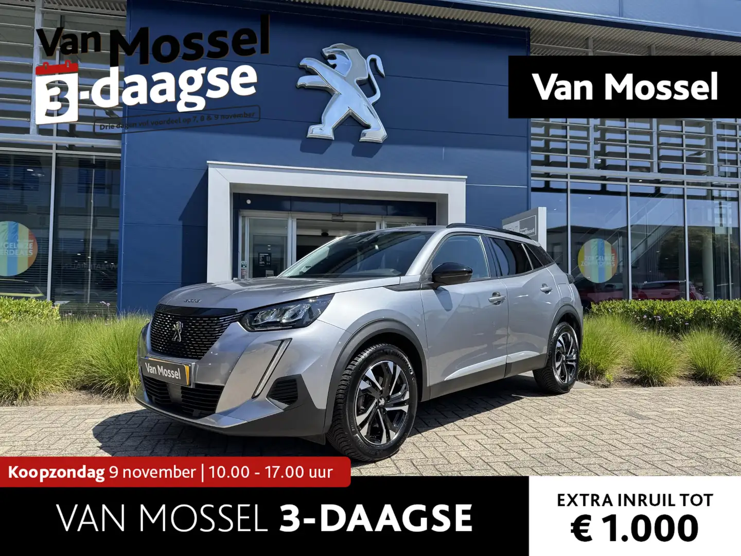 Peugeot 2008 1.2 PureTech Allure Grijs - 1