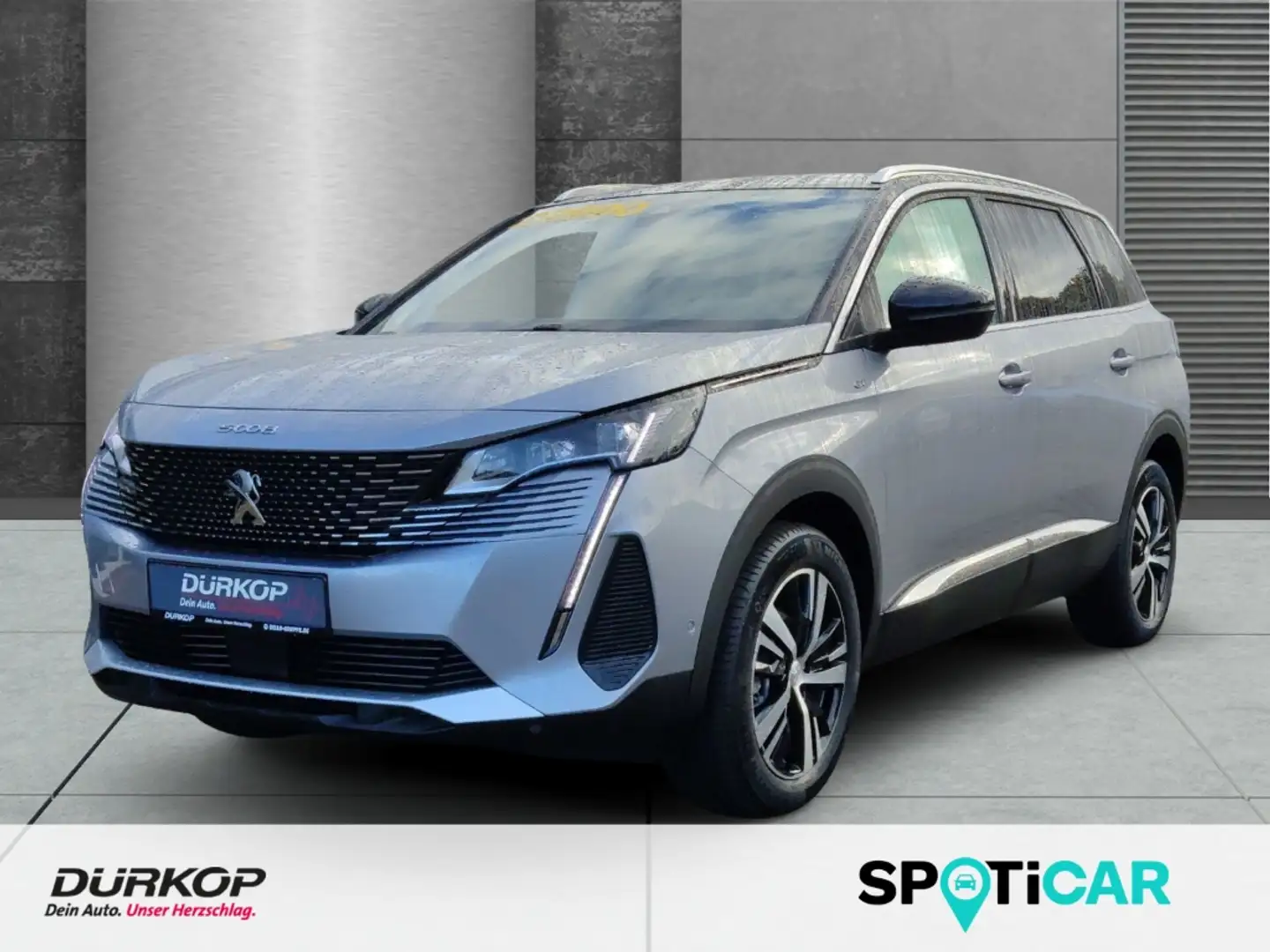 Peugeot 5008 GT 8-AT 7-Sitzer sensorges.Heckklappe Navi Leder D Grau - 1