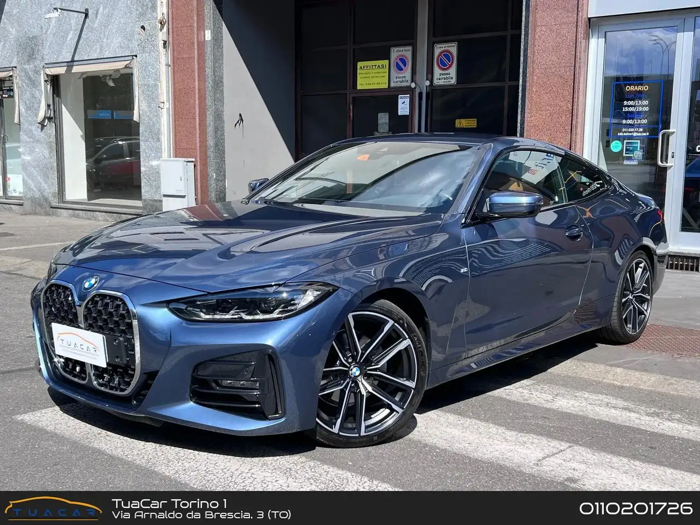 BMW 420 M SPORT 420d MHEV Bleu - 1