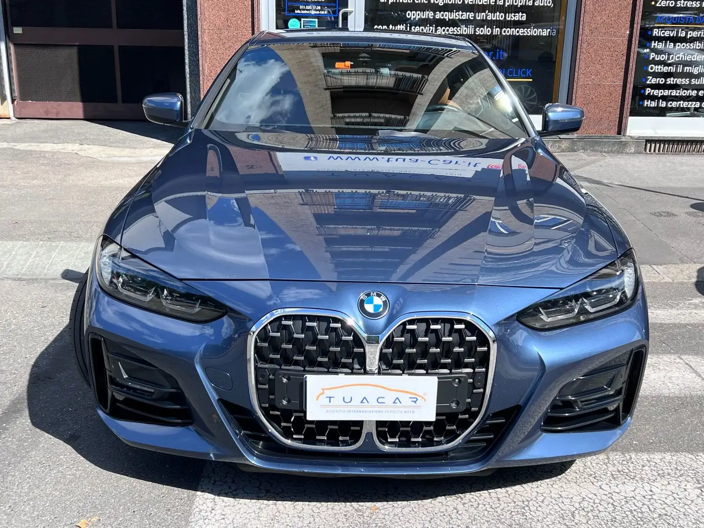 BMW 420 M SPORT 420d MHEV Bleu - 2