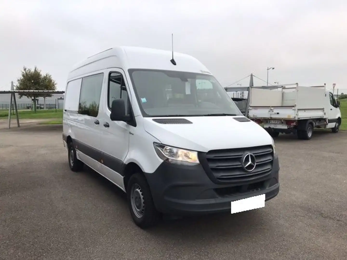 Mercedes-Benz Sprinter 314 CDI 37S 3T5 DOUBLE CABINE RETRACTABLE Blanc - 2