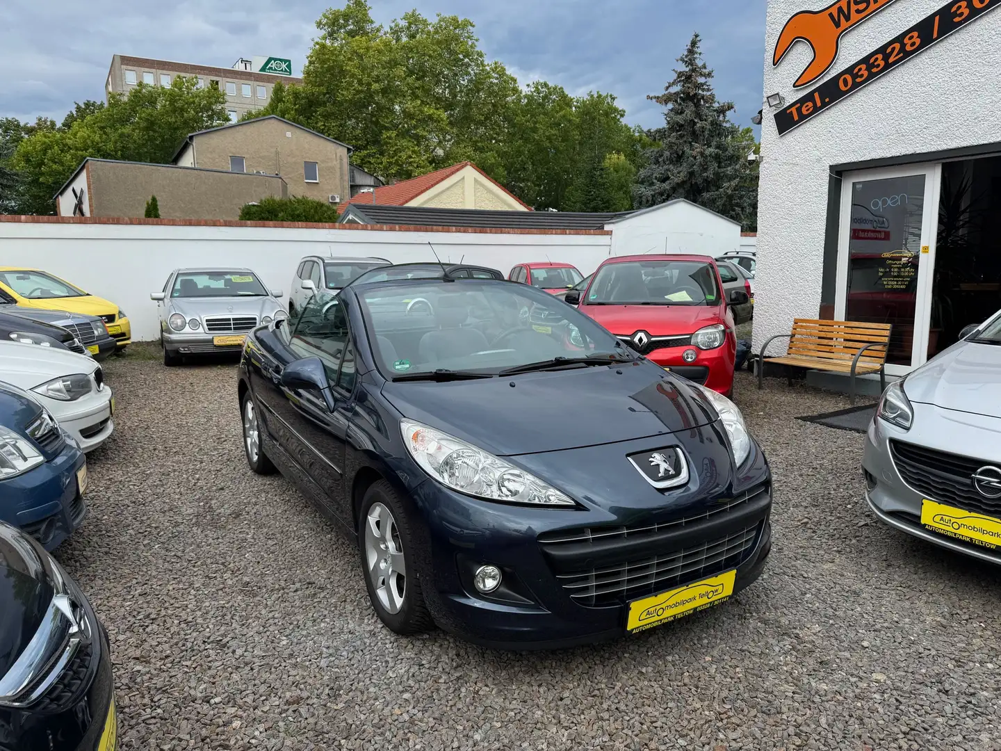 Peugeot 207 Active Cabrio, *1. Hand, PDC, SHZ* Bleu - 2