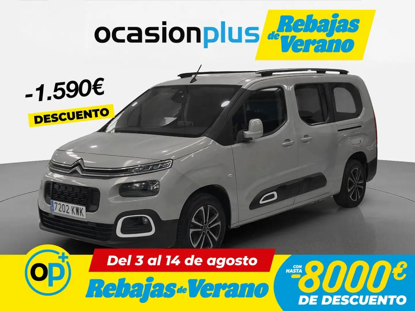 Citroen Berlingo BlueHDi S&S Talla XL Shine 130 Gris - 1