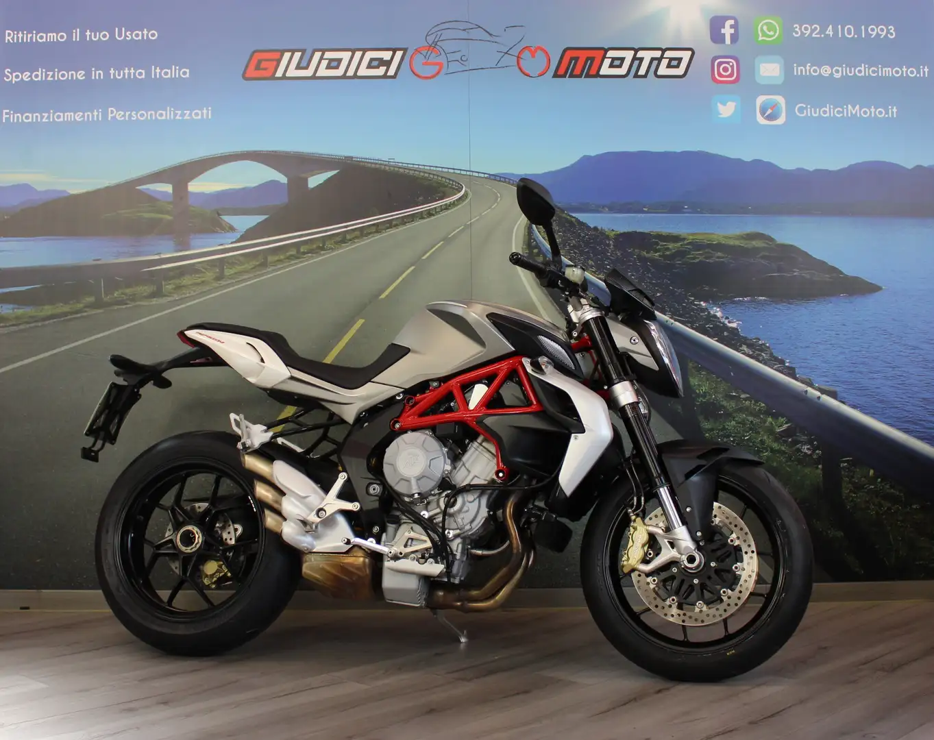 MV Agusta Brutale 800 EAS - 2013 - km 11.000 Grigio - 1