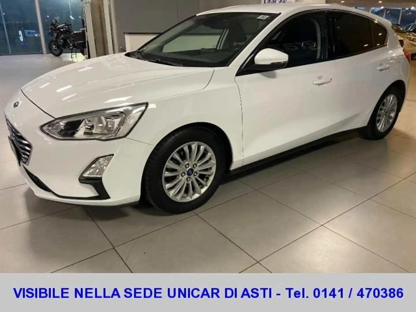 Ford Focus 1.0 Ecoboost Titanium 125 CV Bianco - 1