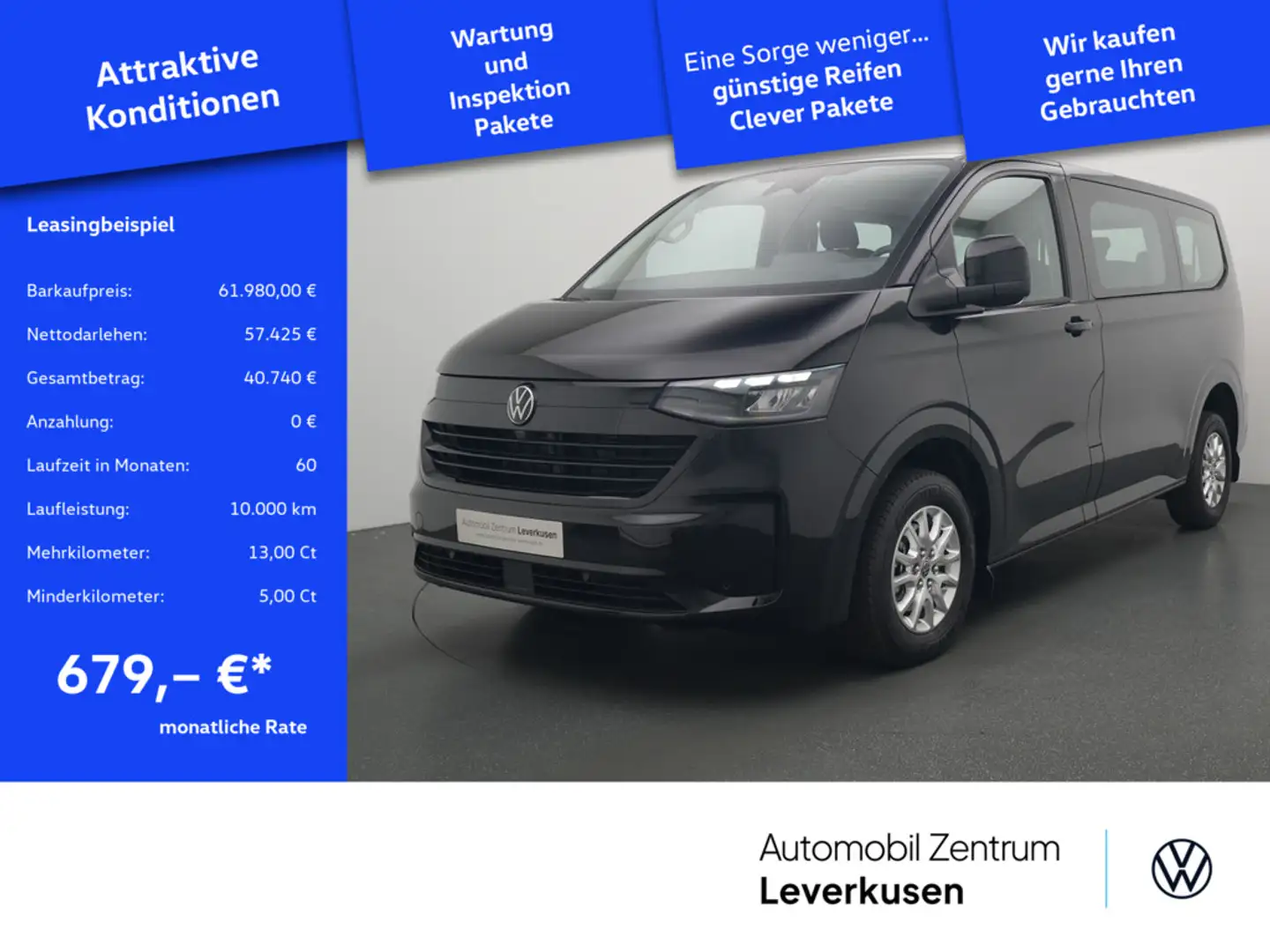 Volkswagen T7 Caravelle DSG Life 8-SITZE VIRT CARPLAY PDC Grau - 1