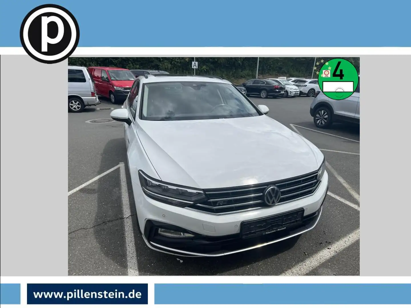 Volkswagen Passat Variant TDI DSG R-LINE NAVI+PANO+ERGOSITZE  Hagelschaden Weiß - 1