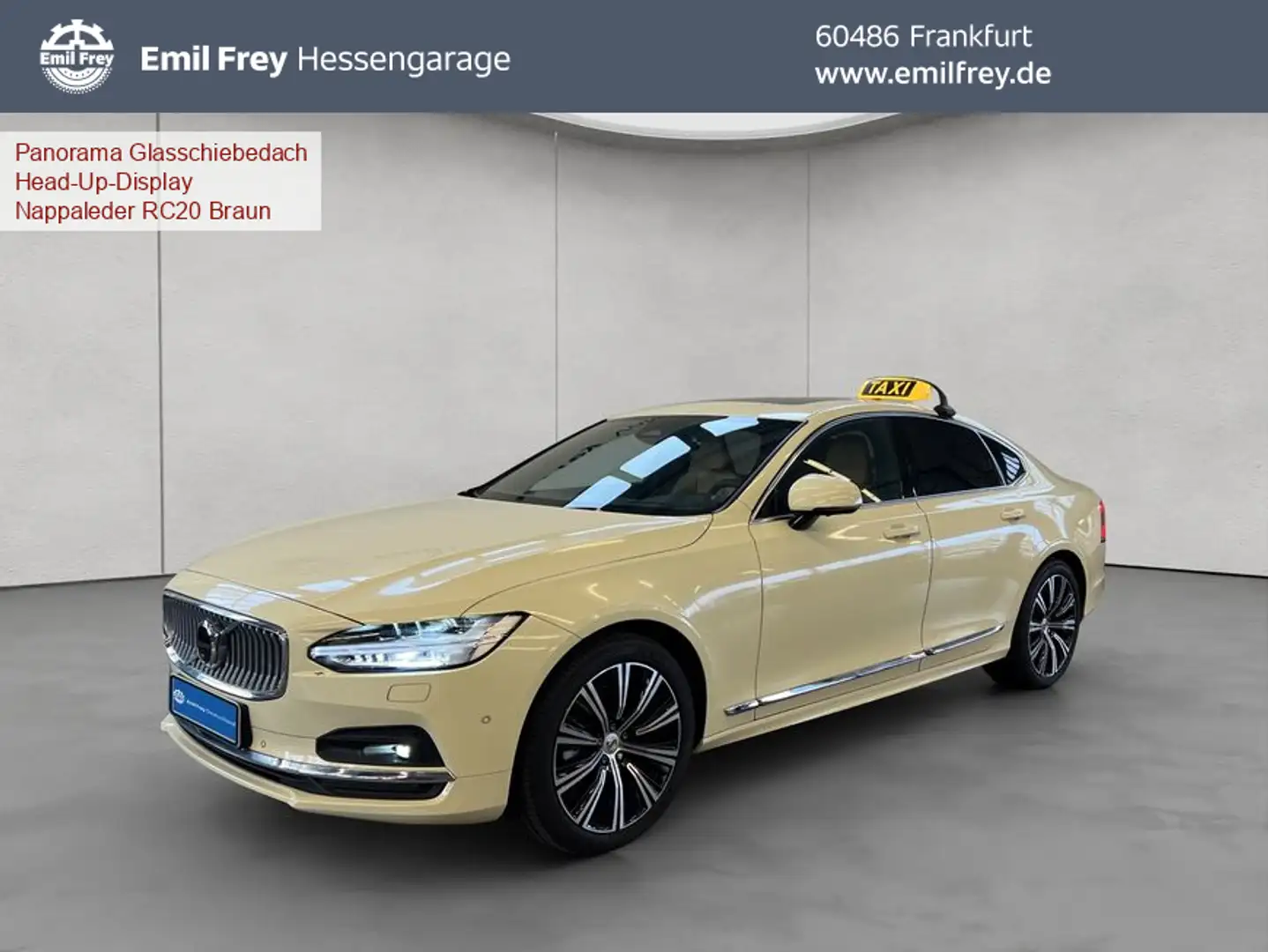 Volvo S90 B5 D AWD TAXI Ultimate-Bright Massagesitze Beige - 1