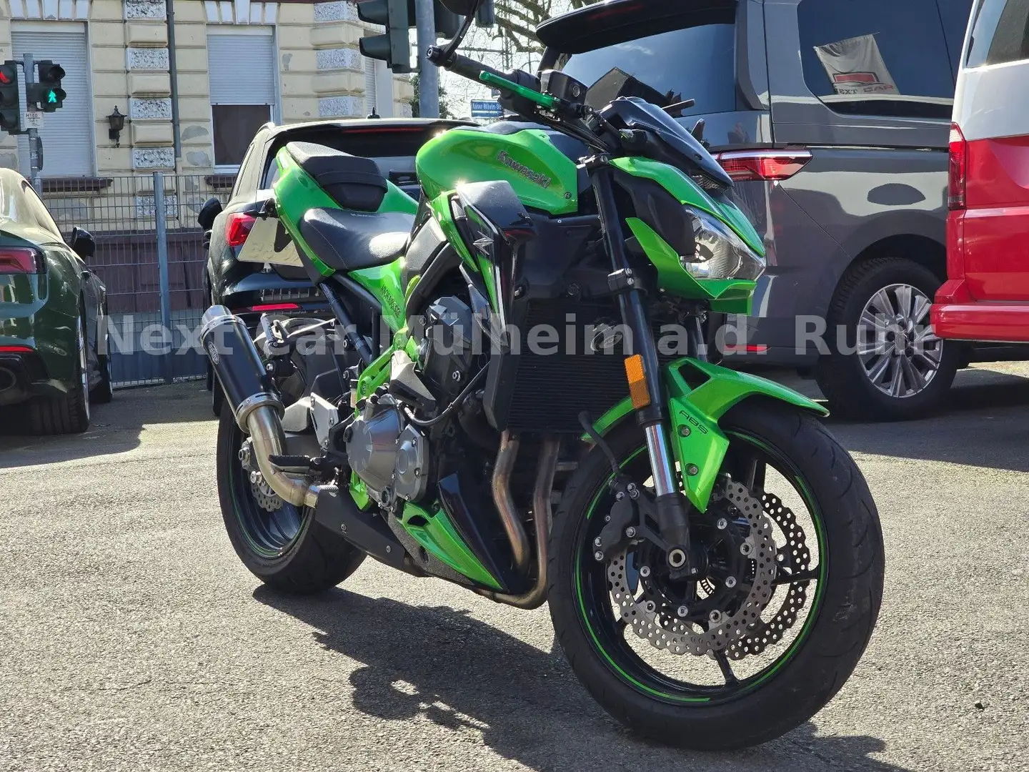 Kawasaki Z 900 Shark Auspuffanlge * Traumzustand * Grün - 1