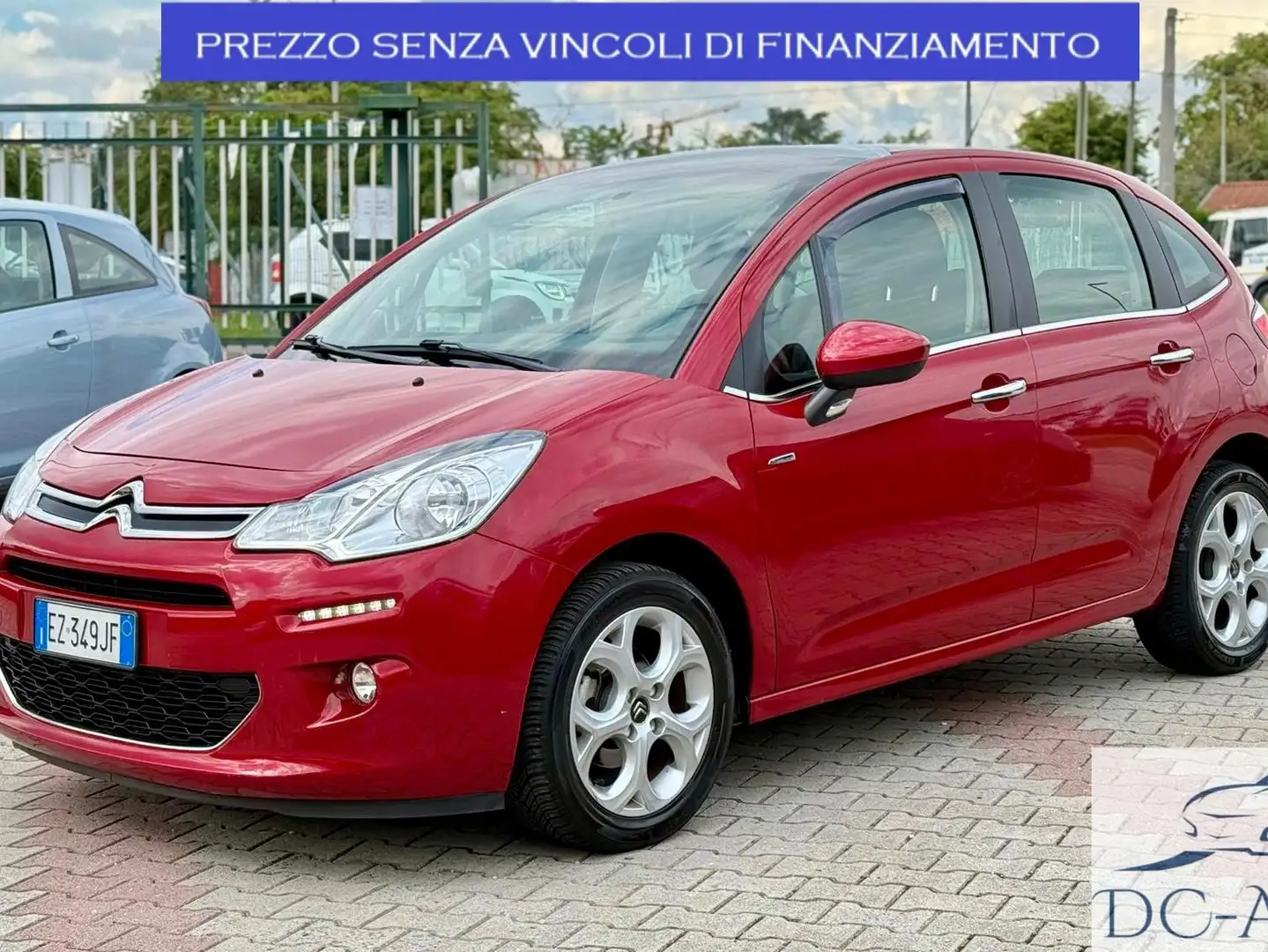 Citroen C3 C3 1.2 puretech Exclusive 82cv ** CINGHIA NUOVA ** Rouge - 1
