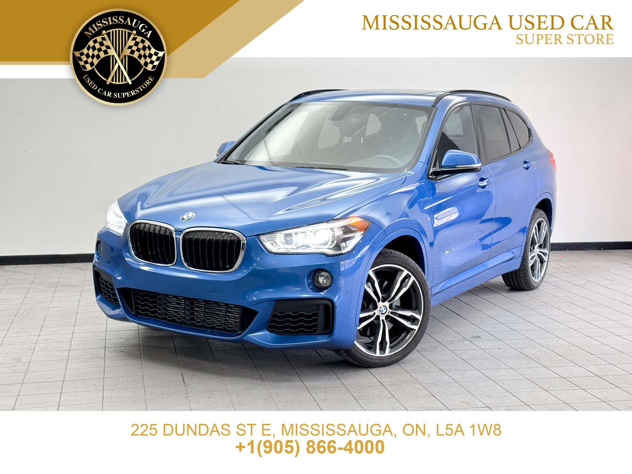 Blue 2018 BMW X1 SUV / Crossover All-Wheel Drive 8-Speed Automatic