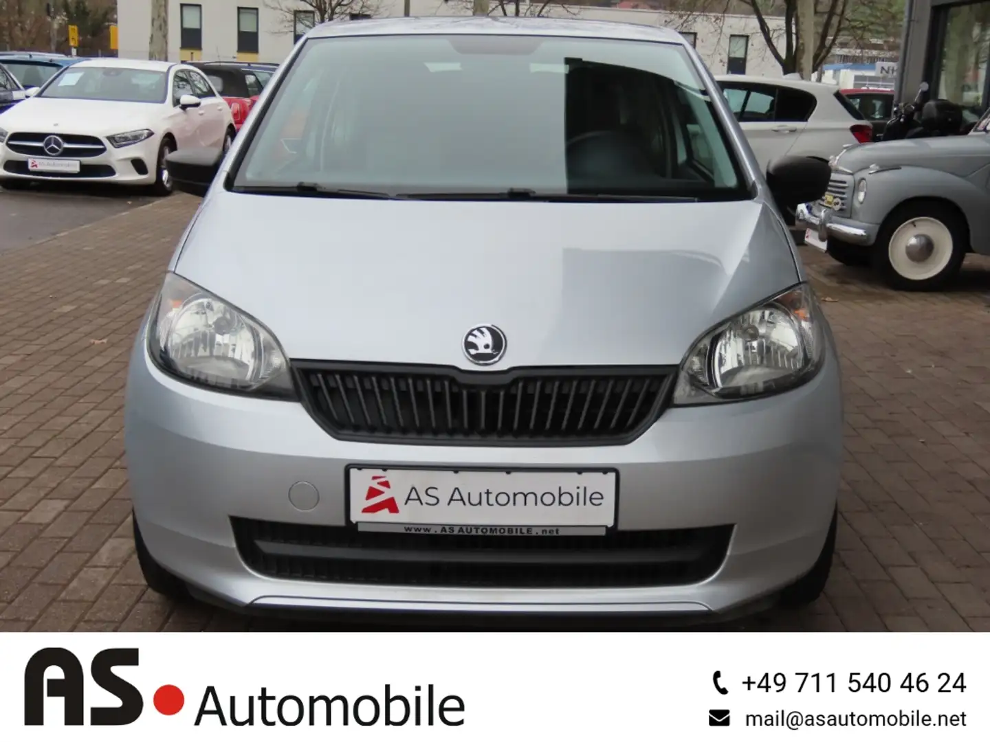 Skoda Citigo Active 2.Hd*HU 11/27*Klima*CNG-Erdgas Silber - 2