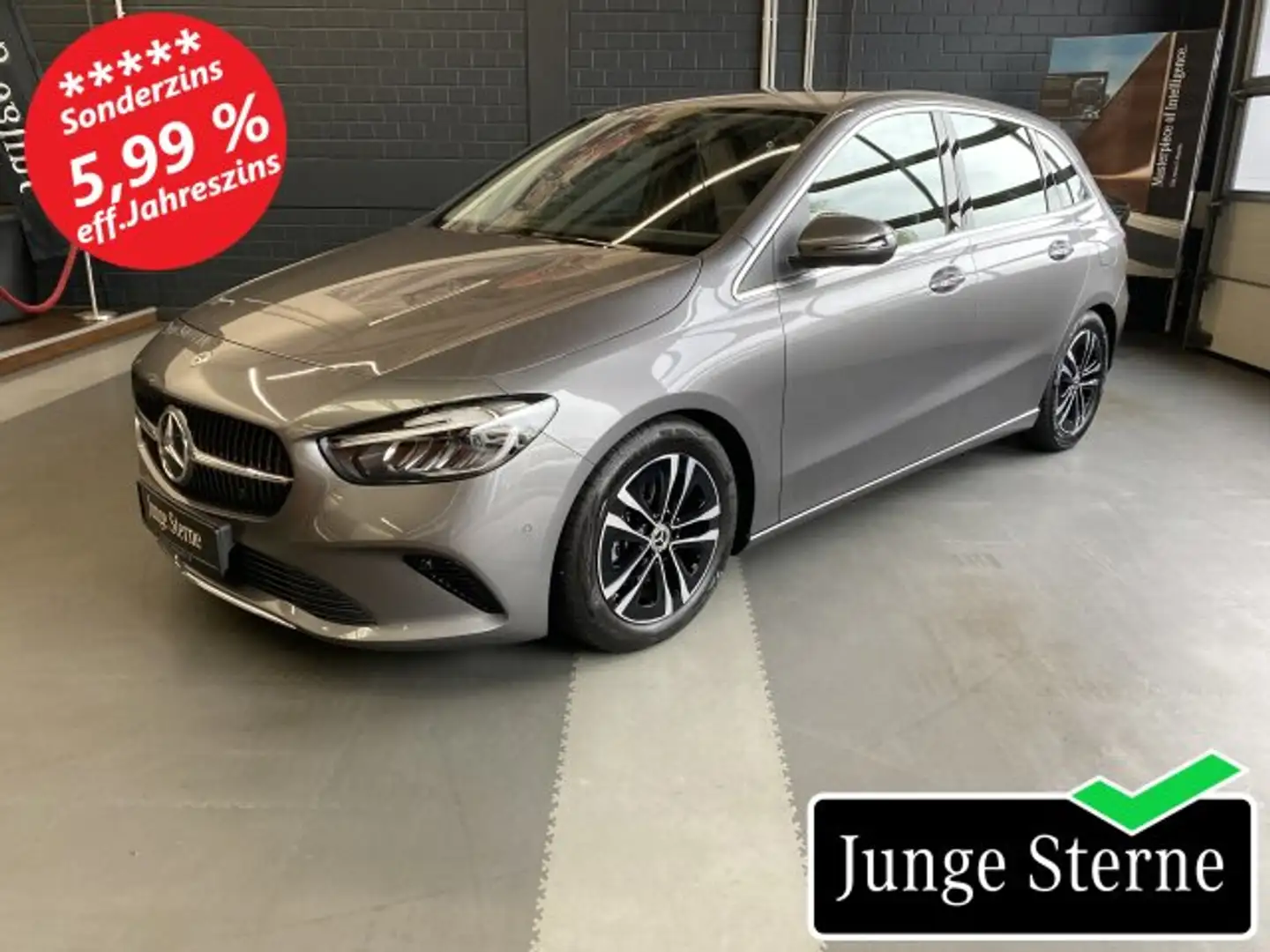 Mercedes-Benz B 200 B 200 Progressive Adv. LED MBUX Kamera AHK Sitzh Gris - 1
