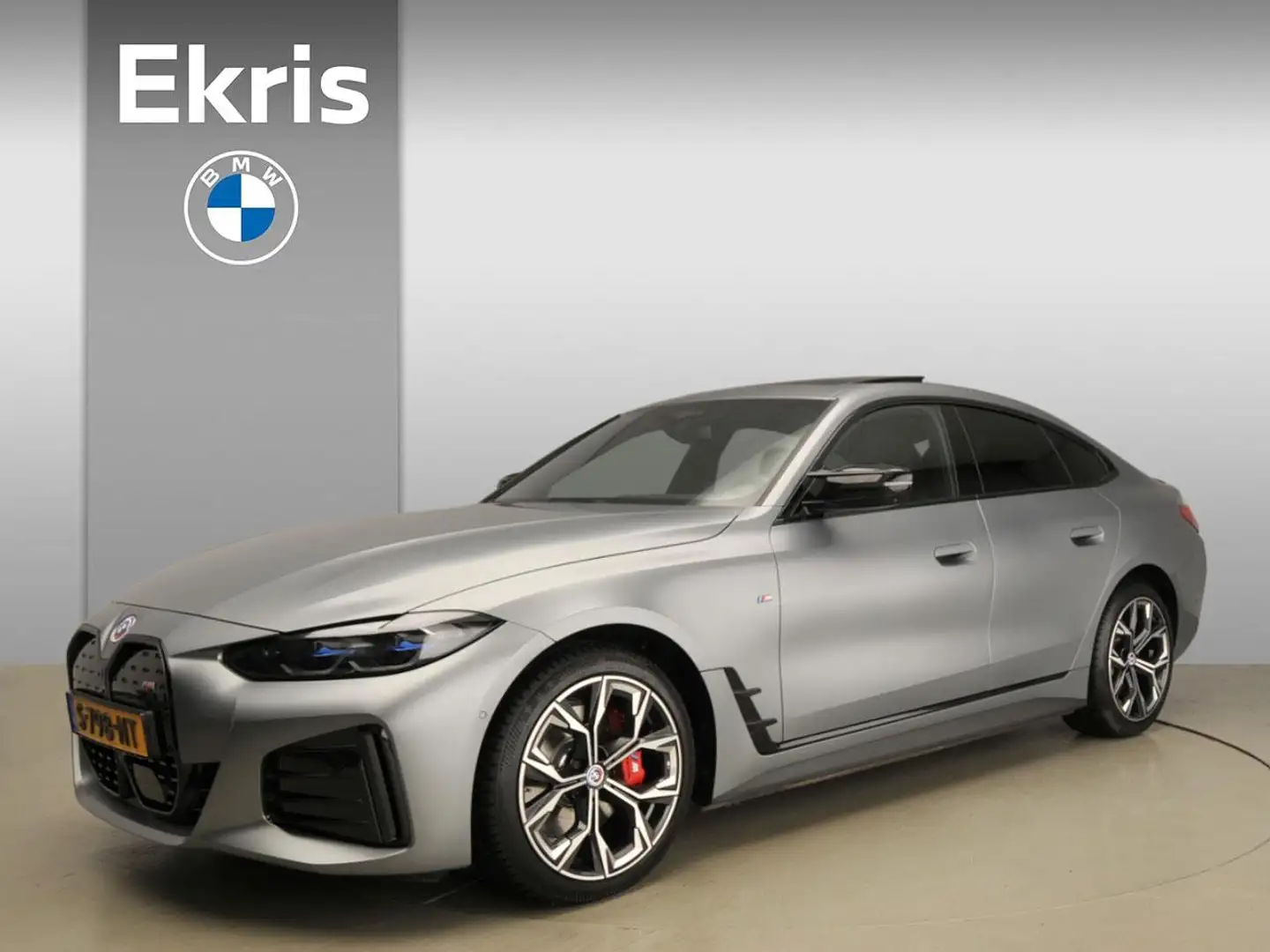 BMW i4 Gran Coupe M50 M-Sportpakket | Laserlicht | Leder Grijs - 1