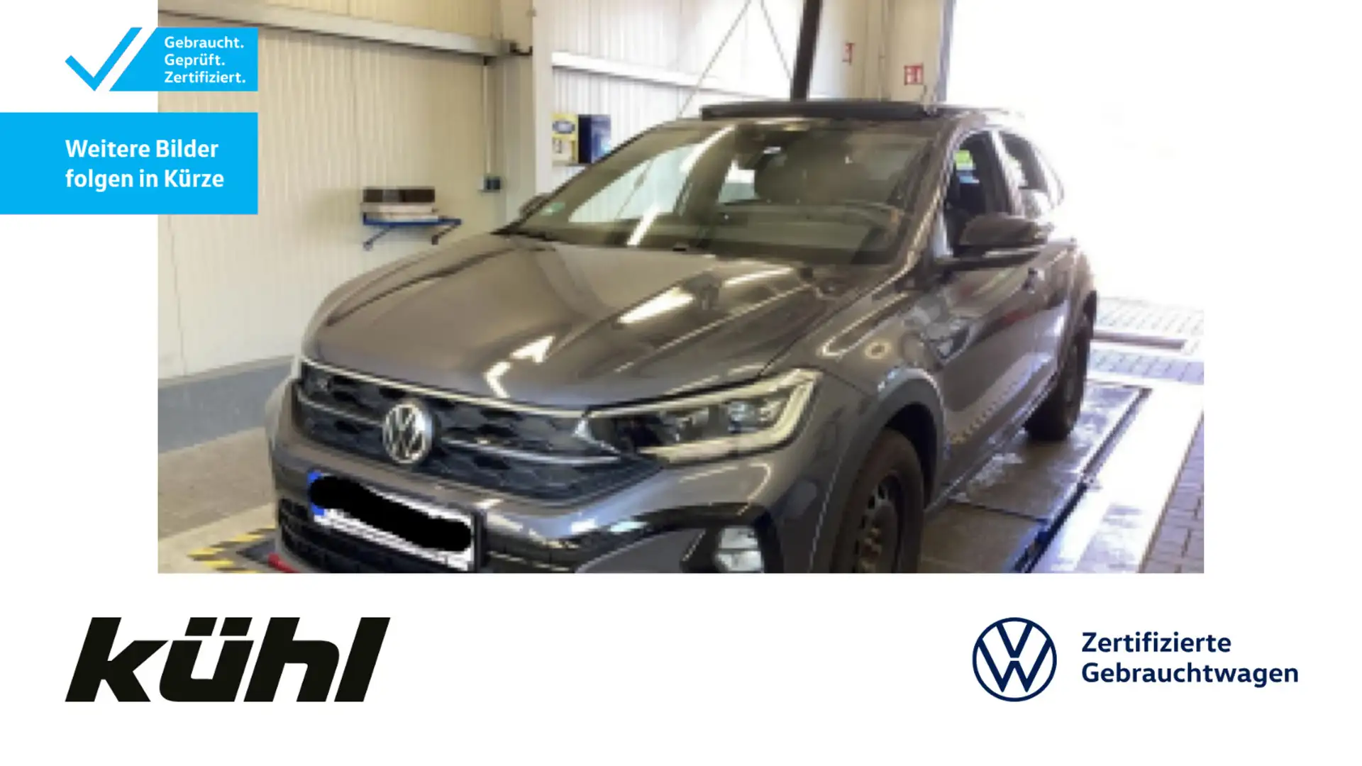 Volkswagen Taigo 1.0 TSI DSG R-Line IQ.Light ACC beats App Grau - 1