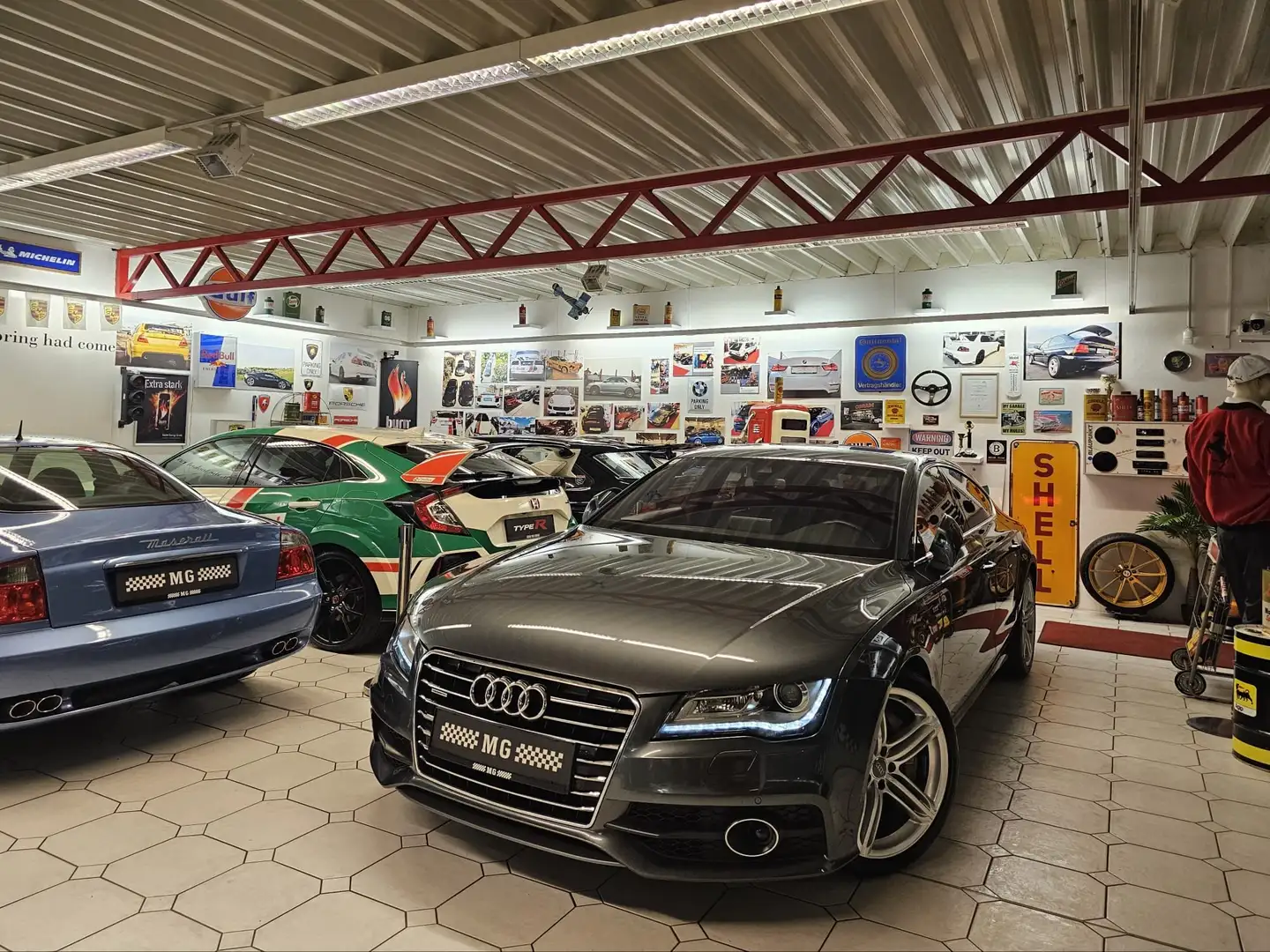 Audi A7 3,0 TDI quattro Sport S-Line 1 Besitz Grau - 1