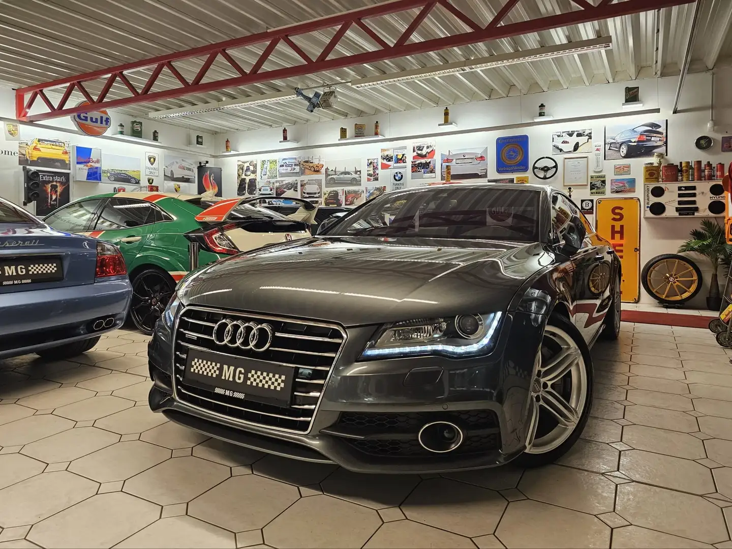 Audi A7 3,0 TDI quattro Sport S-Line 1 Besitz Grau - 2