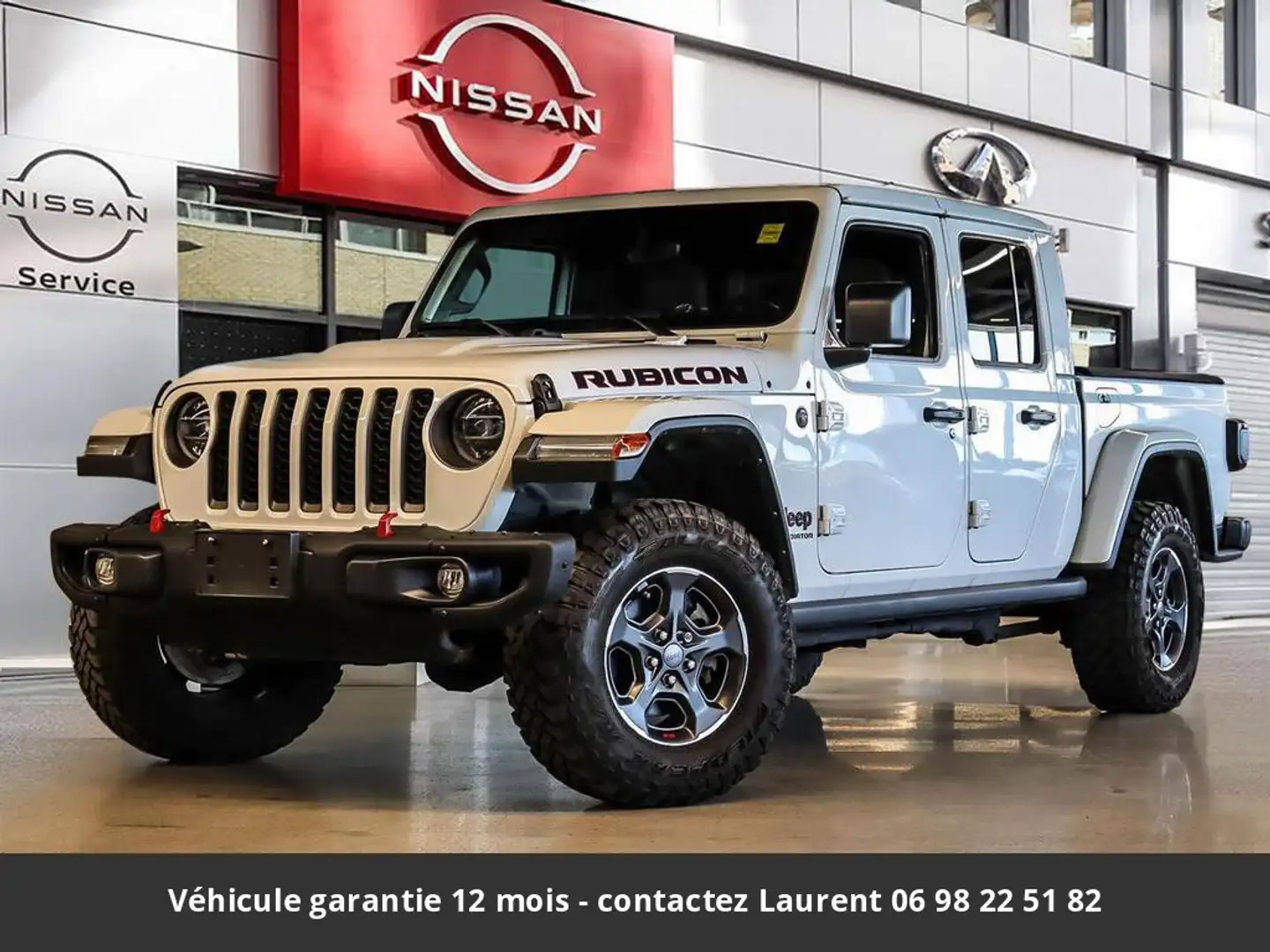Jeep Gladiator Rubicon 4x4 Tout compris hors homologation 4500e Blanc - 1
