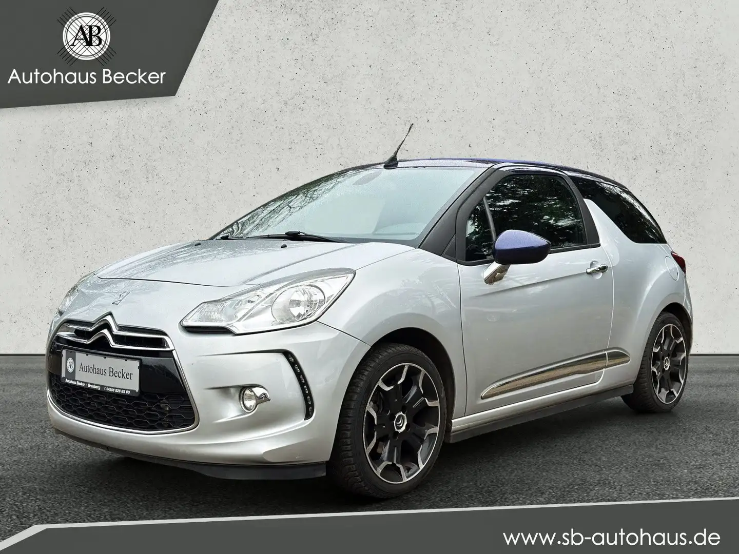 Citroen DS3 Cabrio+SportChic+138kW+PDC+KLIMA+ Grau - 1
