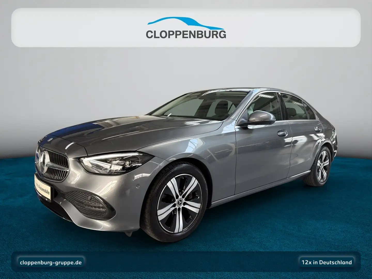 Mercedes-Benz C 180 Navi+360°+SHZ+KeyGO+Fernl.Ass+Spurass.+LED Grau - 1