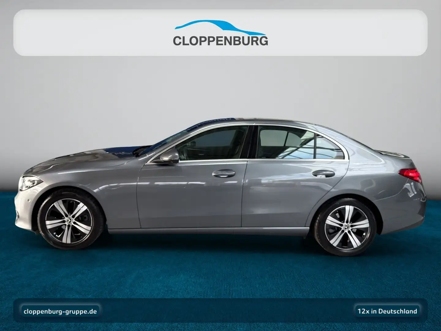 Mercedes-Benz C 180 Navi+360°+SHZ+KeyGO+Fernl.Ass+Spurass.+LED Grau - 2