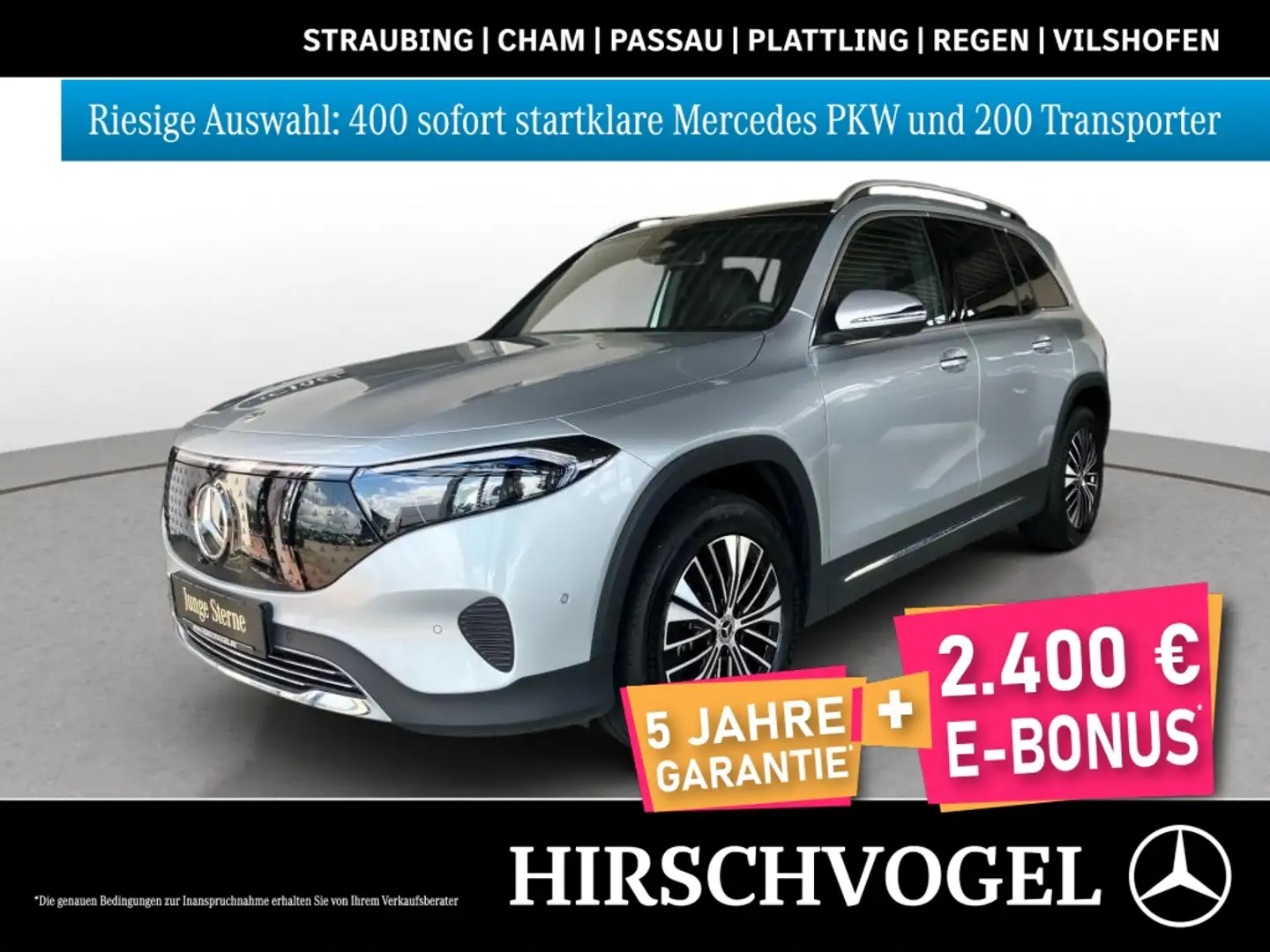 Mercedes-Benz EQB 350 4M Progressive+Pano+DISTRON+KEYLESS+Memo Silber - 1