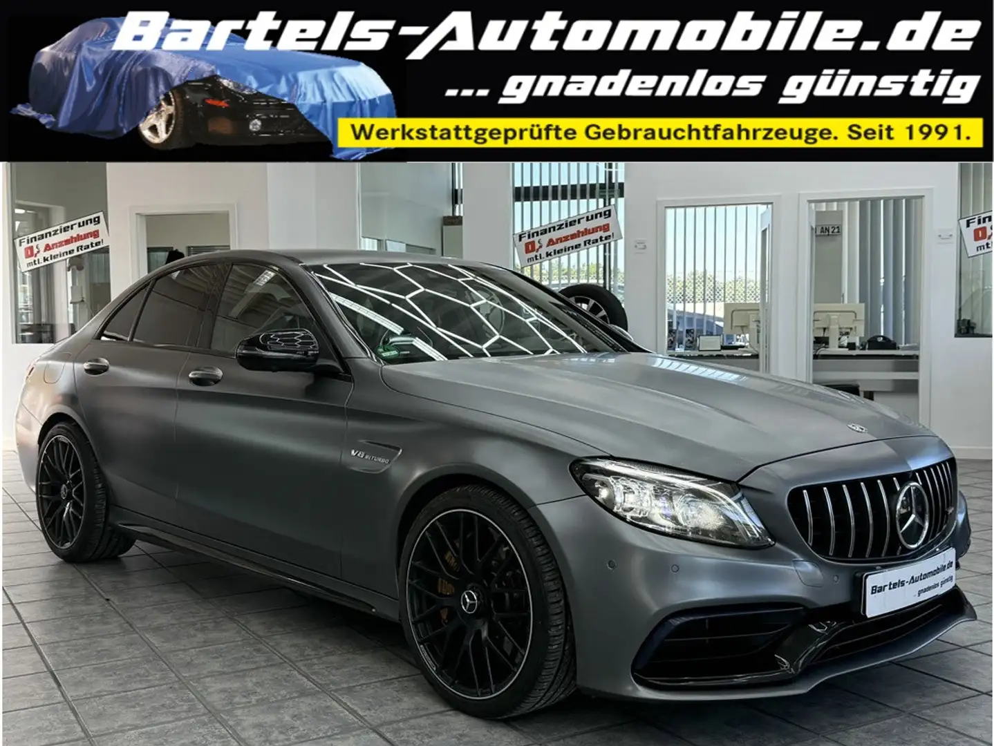 Mercedes-Benz C 63 AMG S, Performance Sitze, Burmester Grau - 1