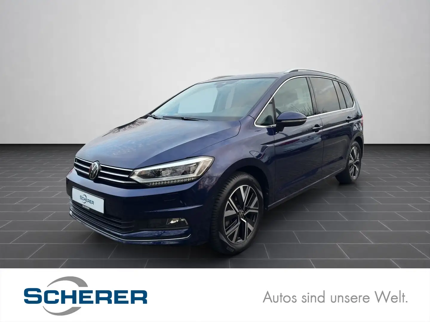 Volkswagen Touran 1.5 TSI OPF DSG Highline Navi, RFK, Pano, Azul - 1