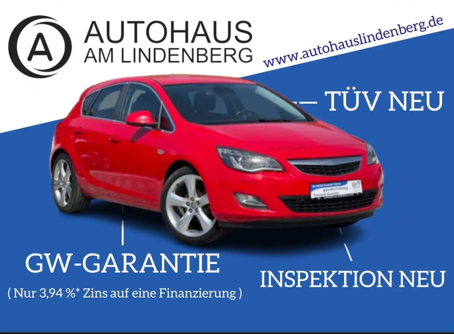 Opel Astra J Lim. Innovation*105.000KM*LED*SHZ*NAVI Rot - 1