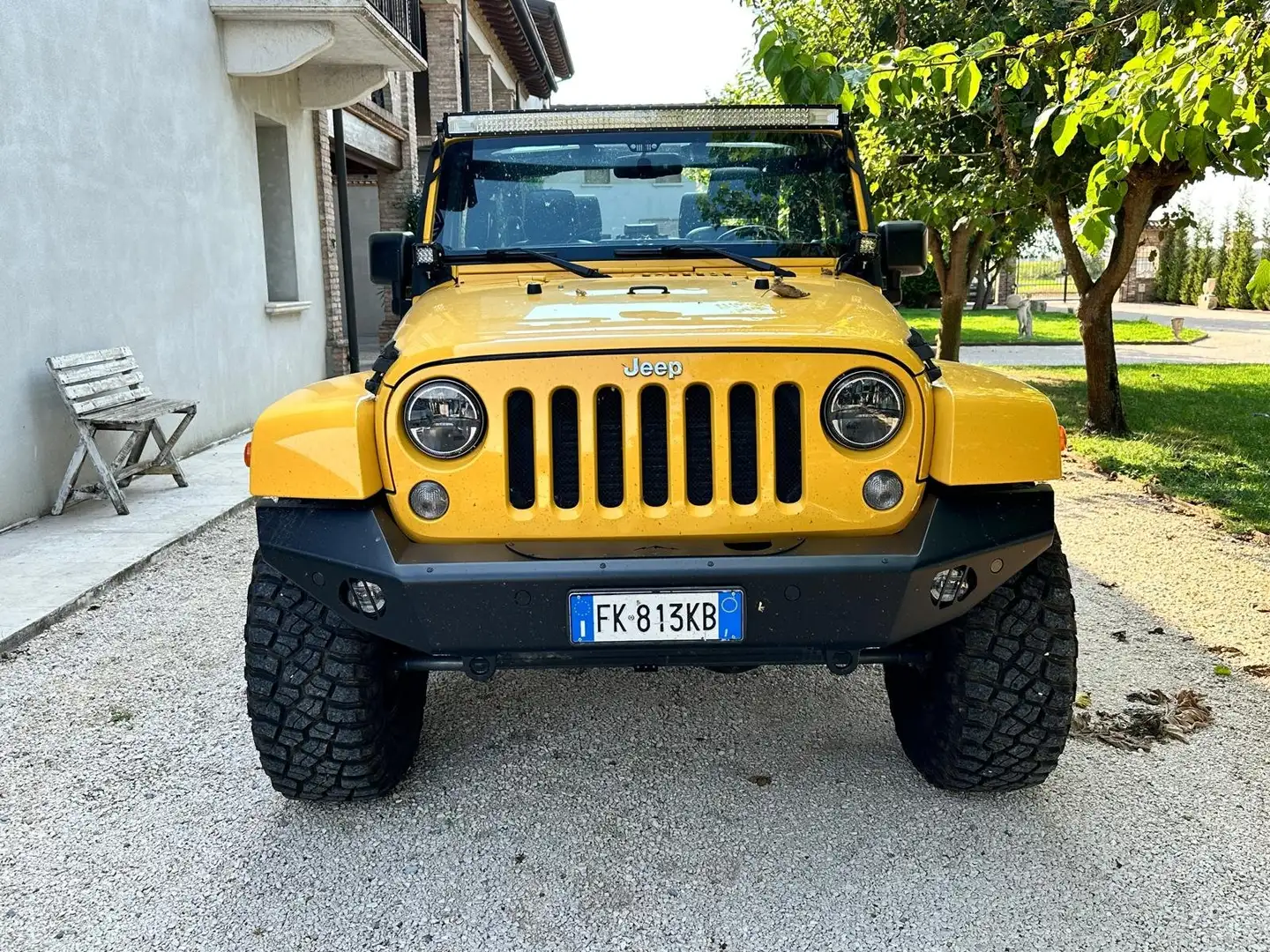 Jeep Wrangler Wrangler III 2011 2.8 crd Sahara auto E5+ Giallo - 2