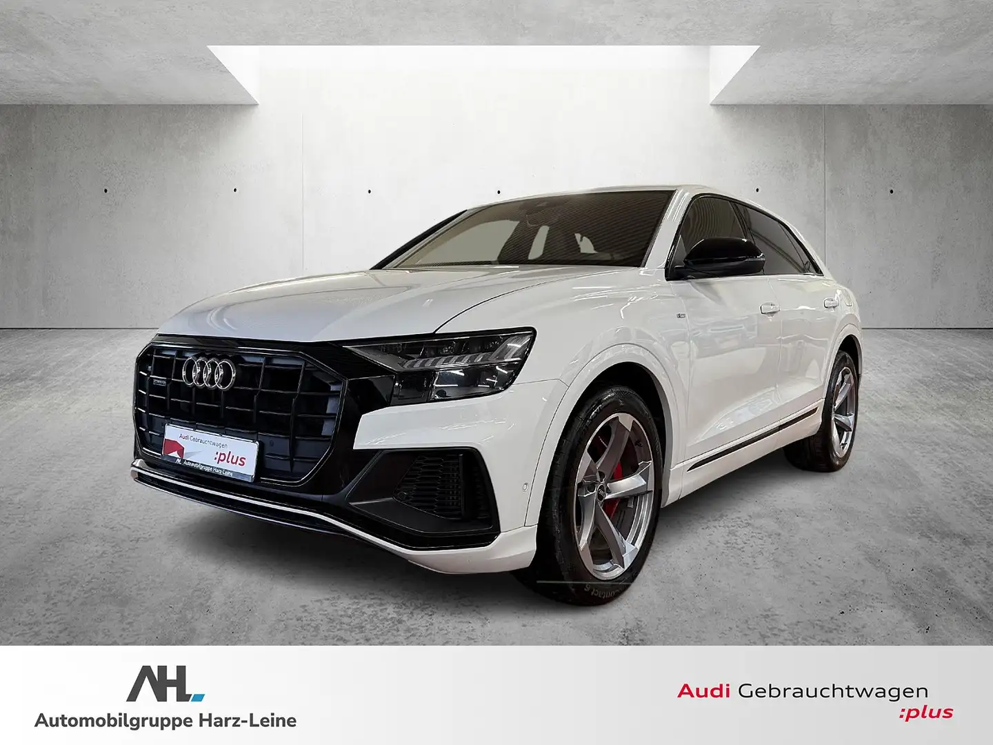 Audi Q8 60 TFSIe S line quattro Tiptronic Matrix HuD Luft Weiß - 1