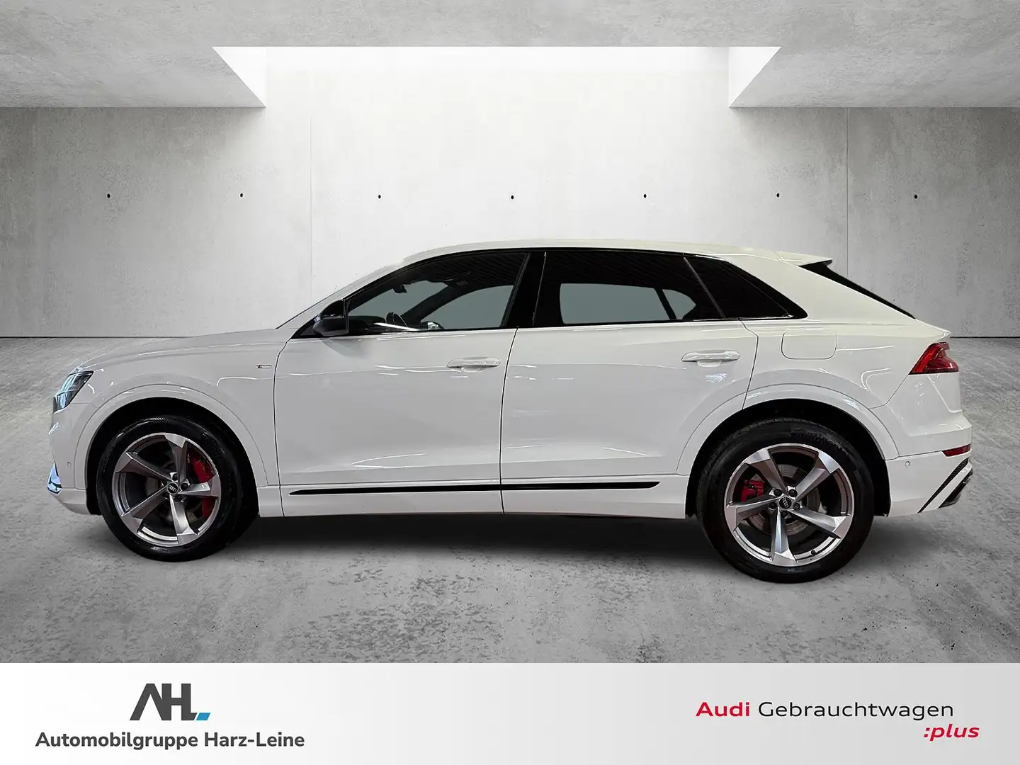 Audi Q8 60 TFSIe S line quattro Tiptronic Matrix HuD Luft Weiß - 2