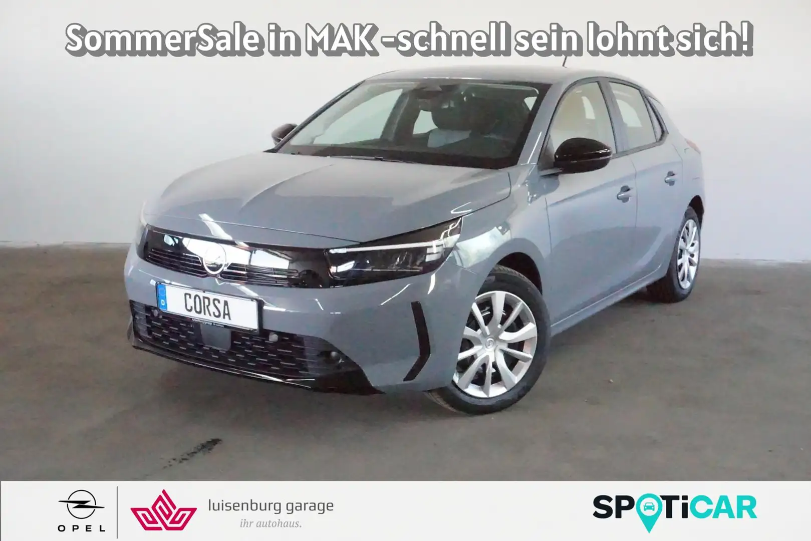 Opel Corsa Edition 1.2 Turbo SHZ PDC LED Multimedia Grijs - 1