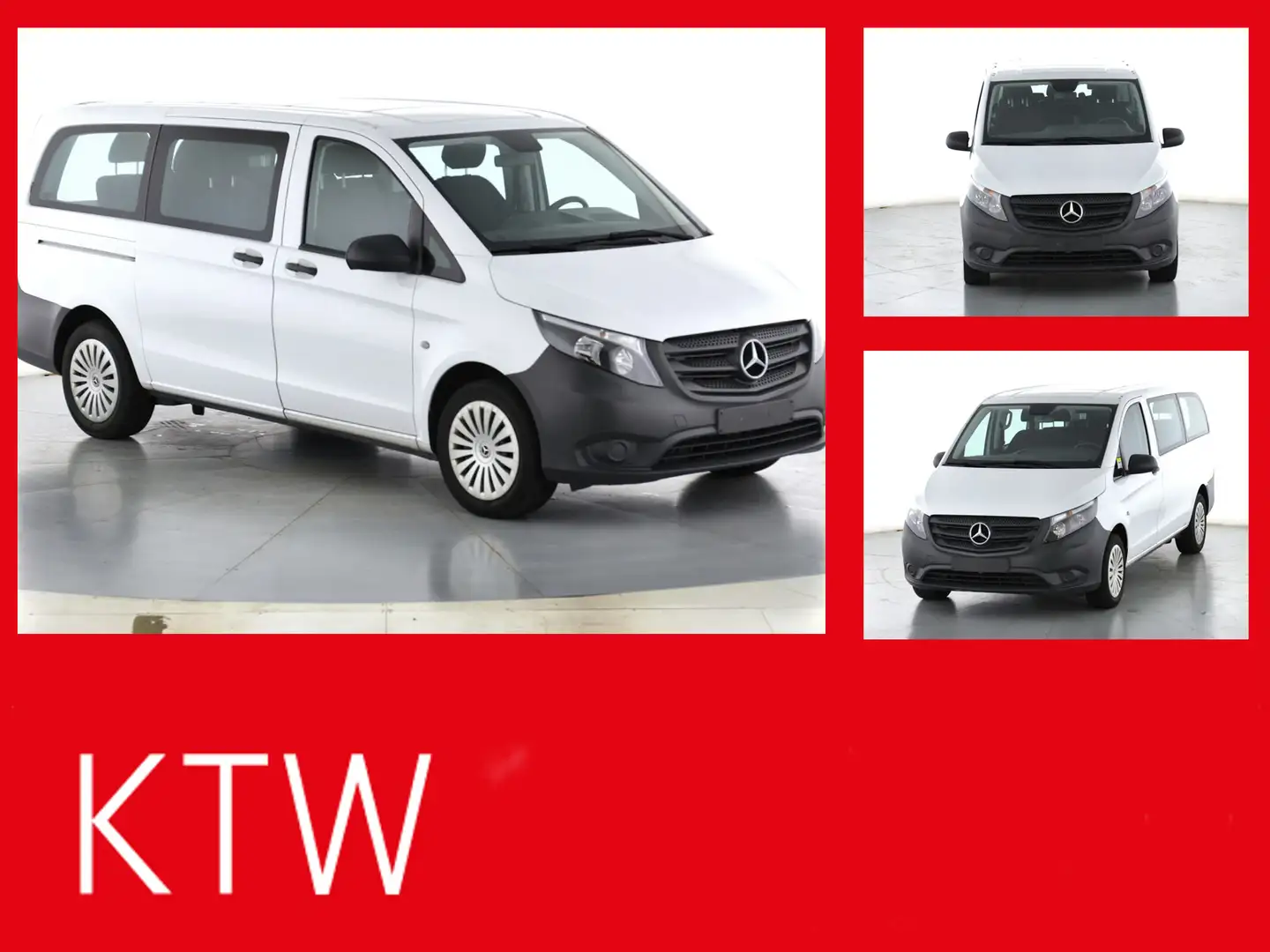 Mercedes-Benz Vito 114 TourerPro,lang,Automatik,8Sitze,Kamera Weiß - 1
