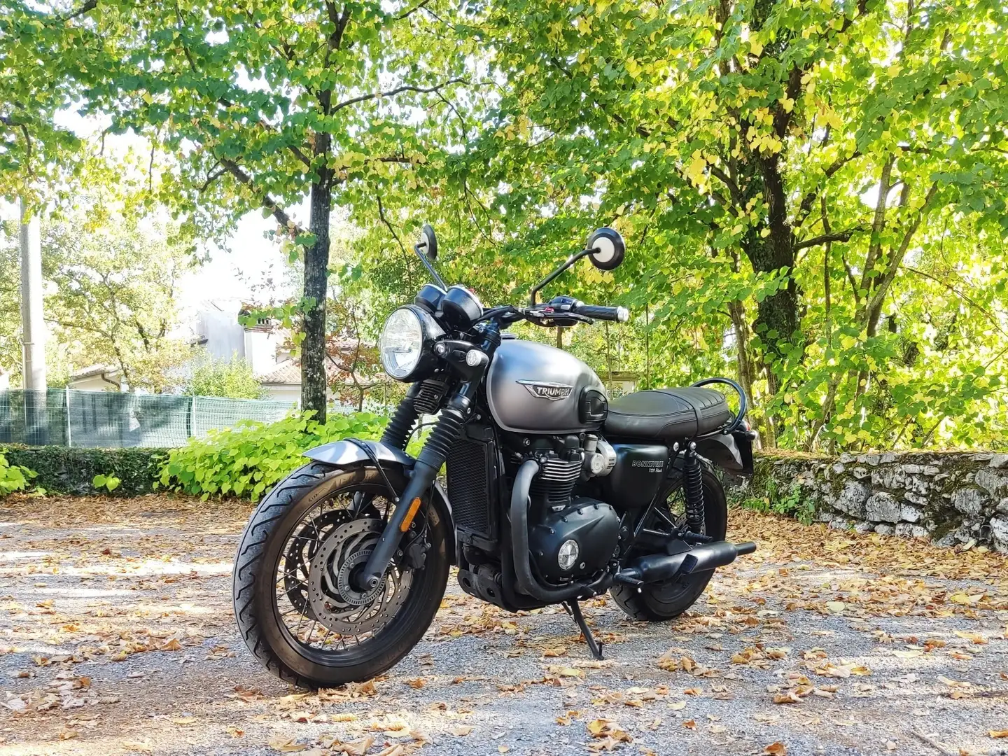 Triumph Bonneville T120 black Срібний - 1