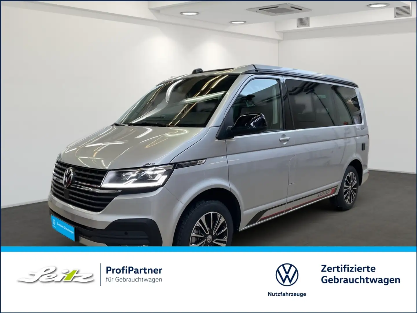 Volkswagen T6.1 California Beach Camper 2.0 TDI KR Edition *STANDH*KAMERA*LED Silber - 1