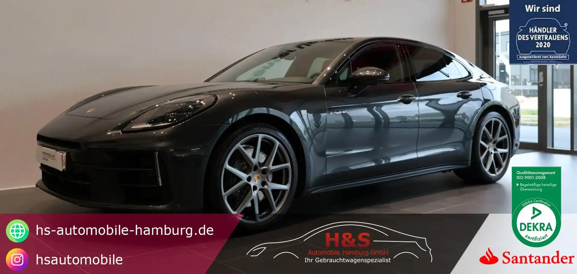Porsche Panamera 4 E-Hybrid Grau - 1