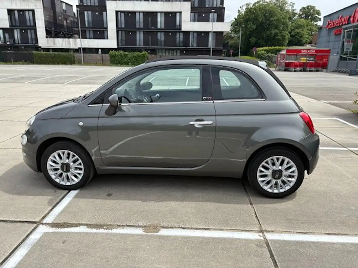 Fiat 500C 500 C 1.2 8V Lounge Grijs - 1