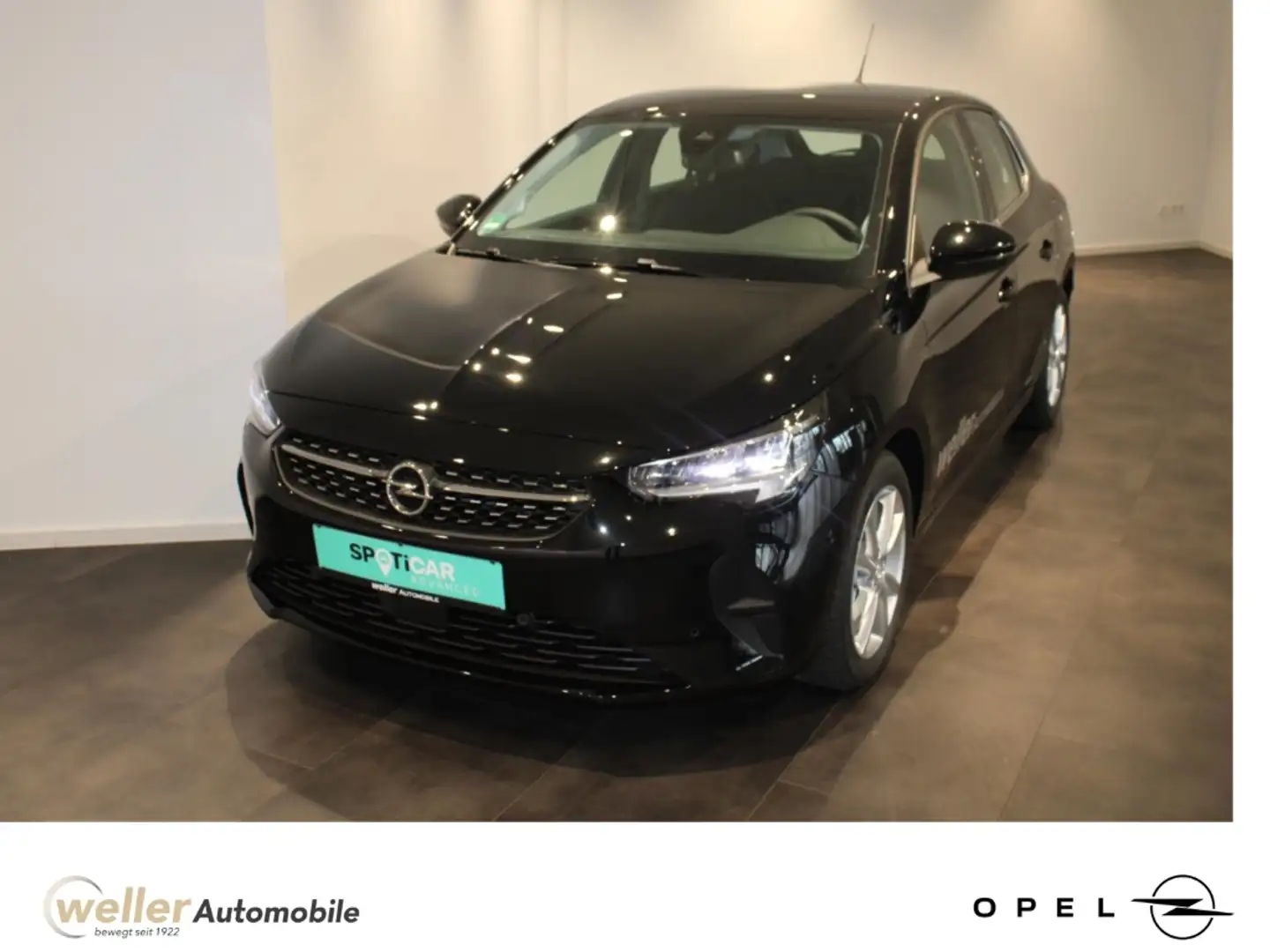 Opel Corsa F 1.2 Turbo ''Elegance'' Rückfahrkamera Sitzheizun Zwart - 1