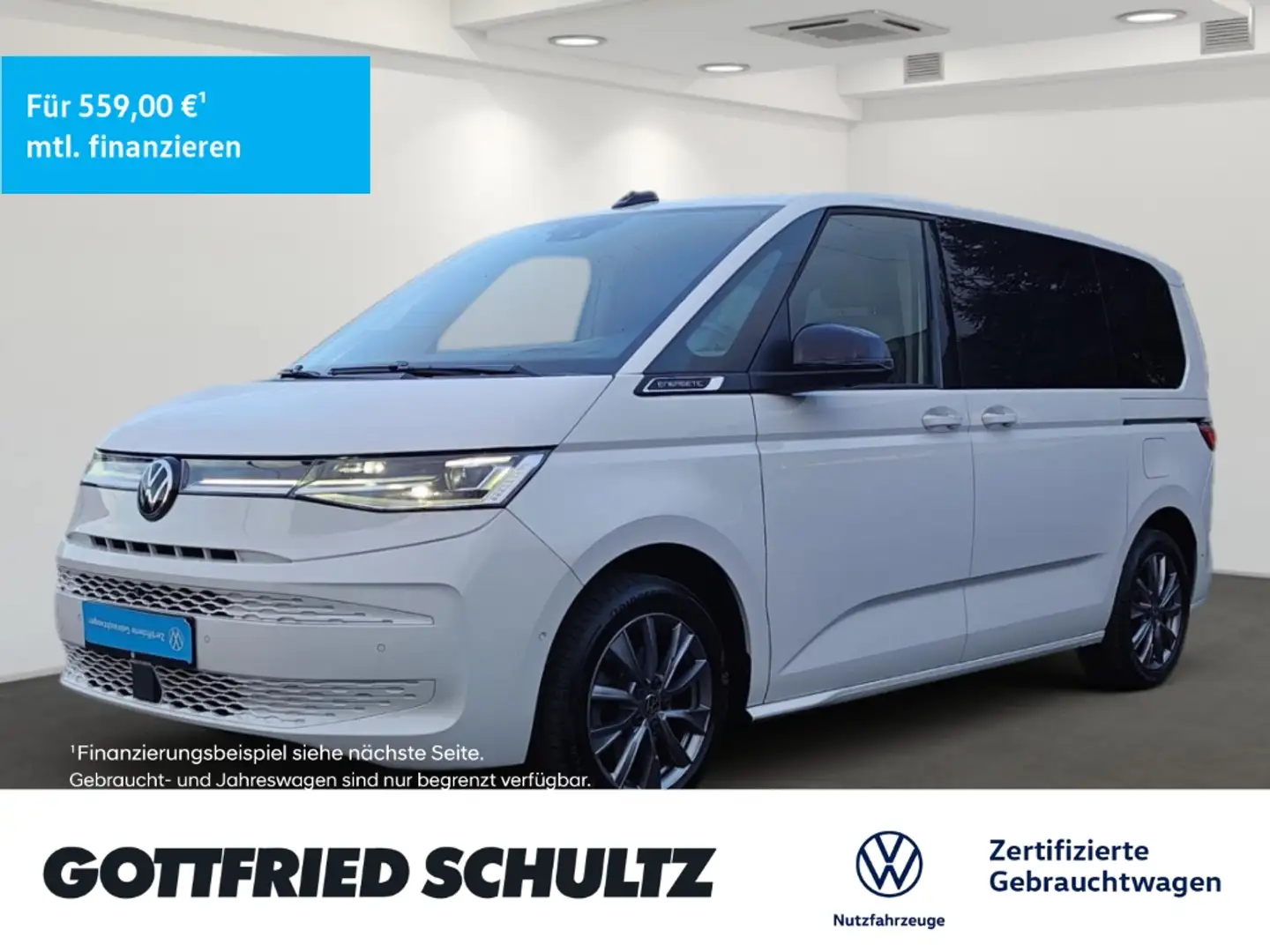 Volkswagen T7 Multivan ENERGETIC HYBRID 7-SITZE NAVI KAMERA EINPARKHILFE Weiß - 1