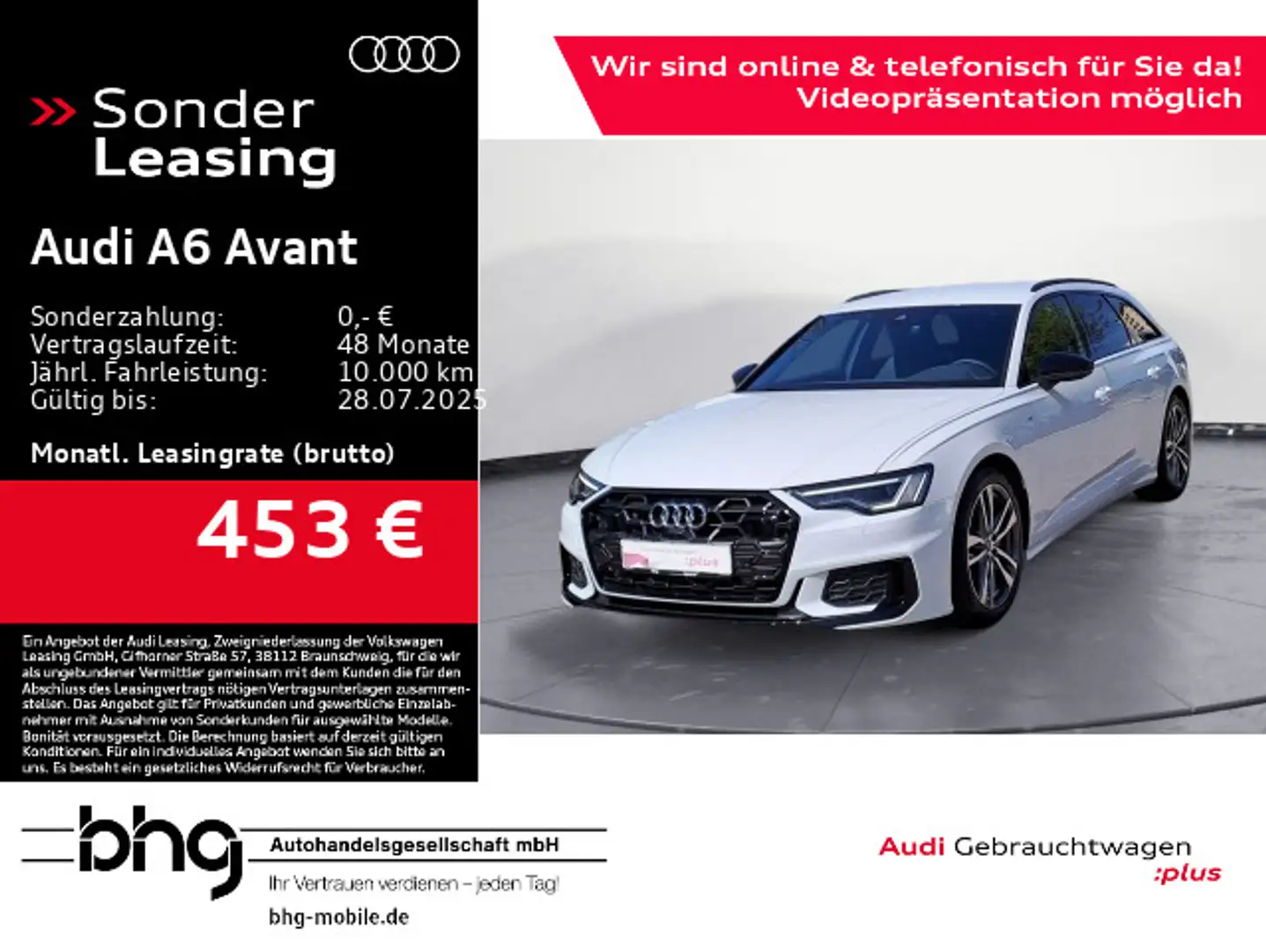 Audi A6 35 TDI S tronic S line Weiß - 1