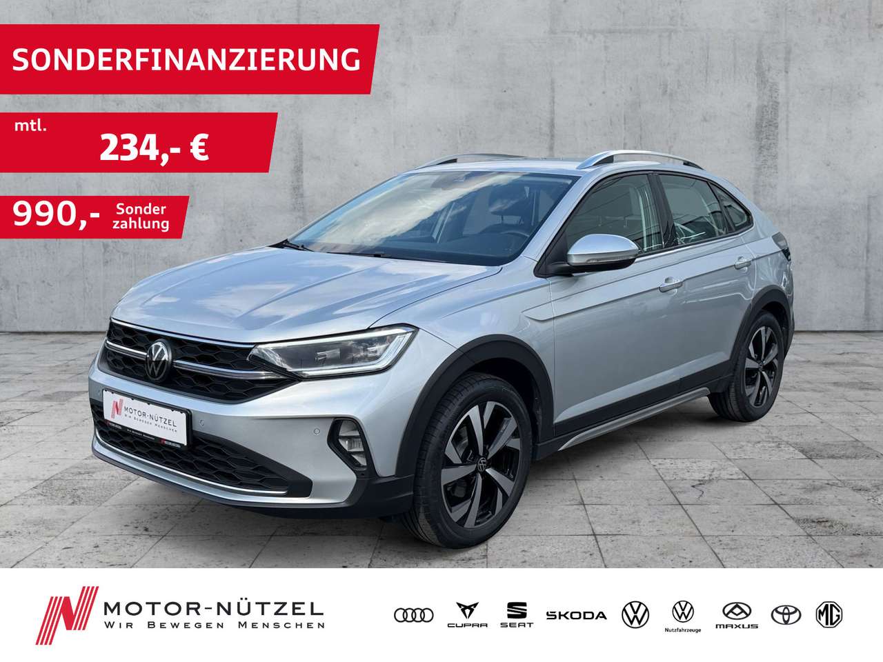 Volkswagen Taigo 2023 — 1.5TSI DSG STYLE MATRIX+ACC+NAV+RFK+AHK+VC