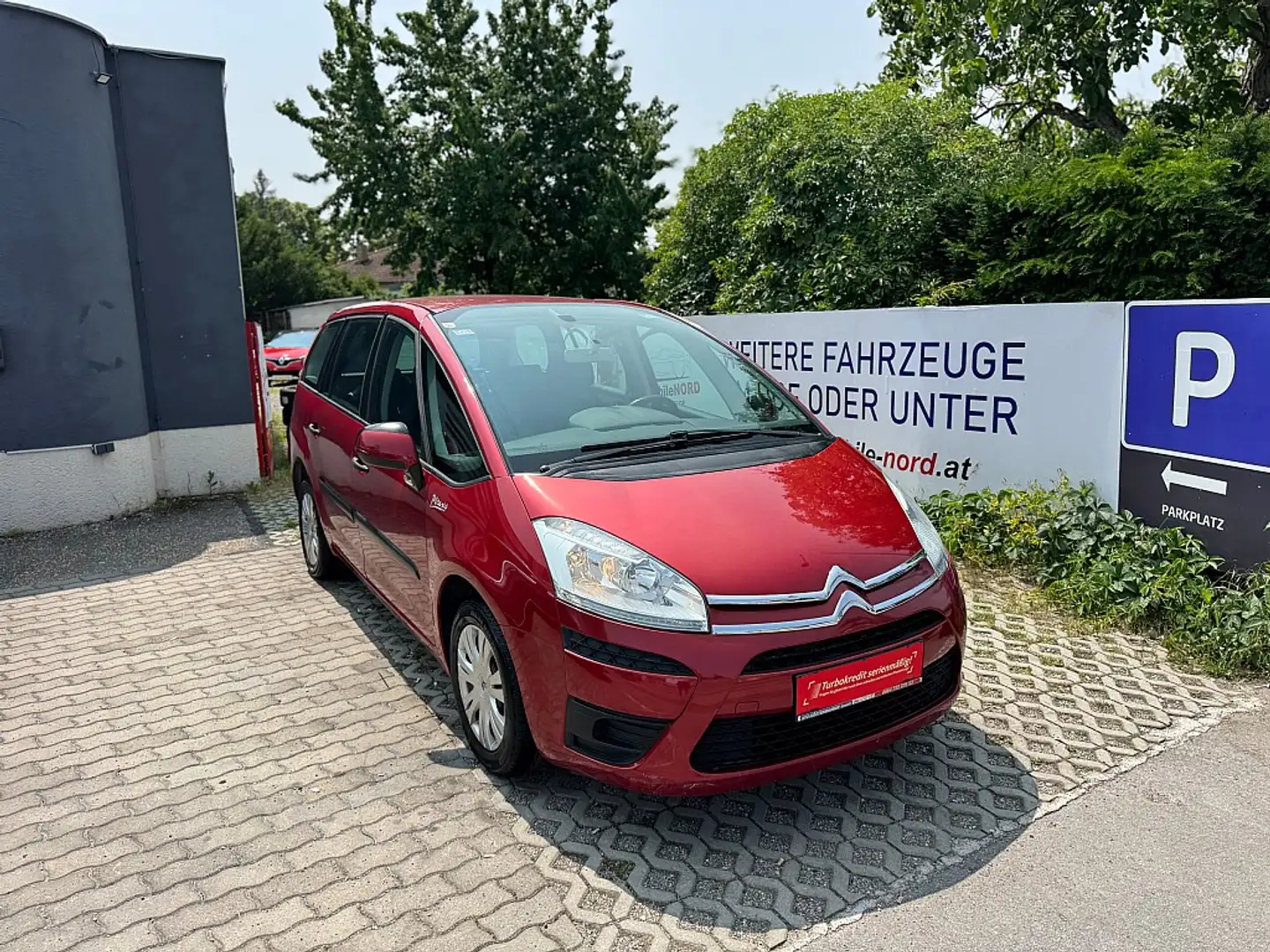 Citroen Grand C4 Picasso 1,6 16V | 6% FIXZINS | 7 SITZE | wenig KM | Pic... Rot - 2
