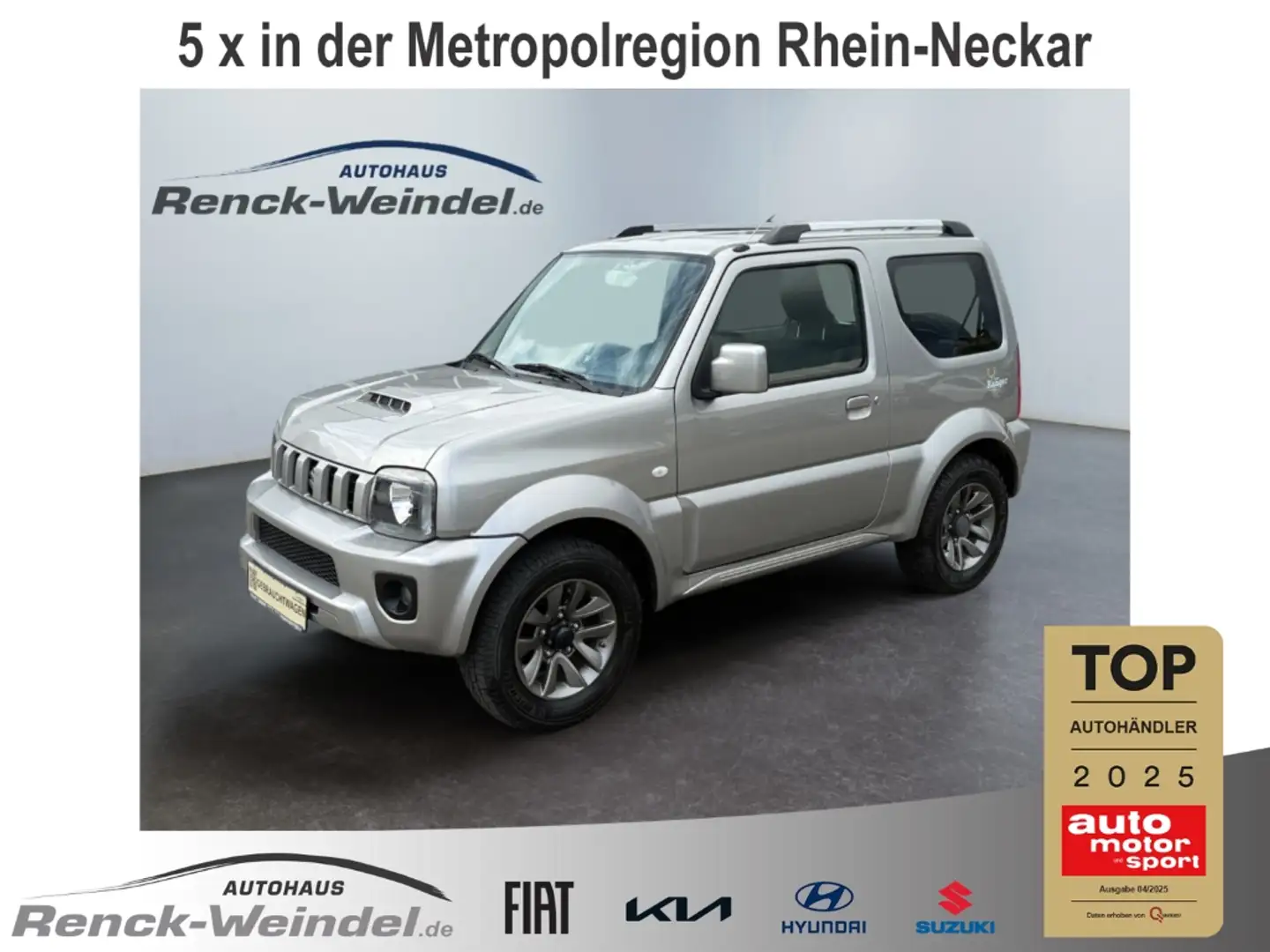 Suzuki Jimny Style 1.3 SHZ Alu Klima el.SP Spieg. beheizbar tei Zwart - 1