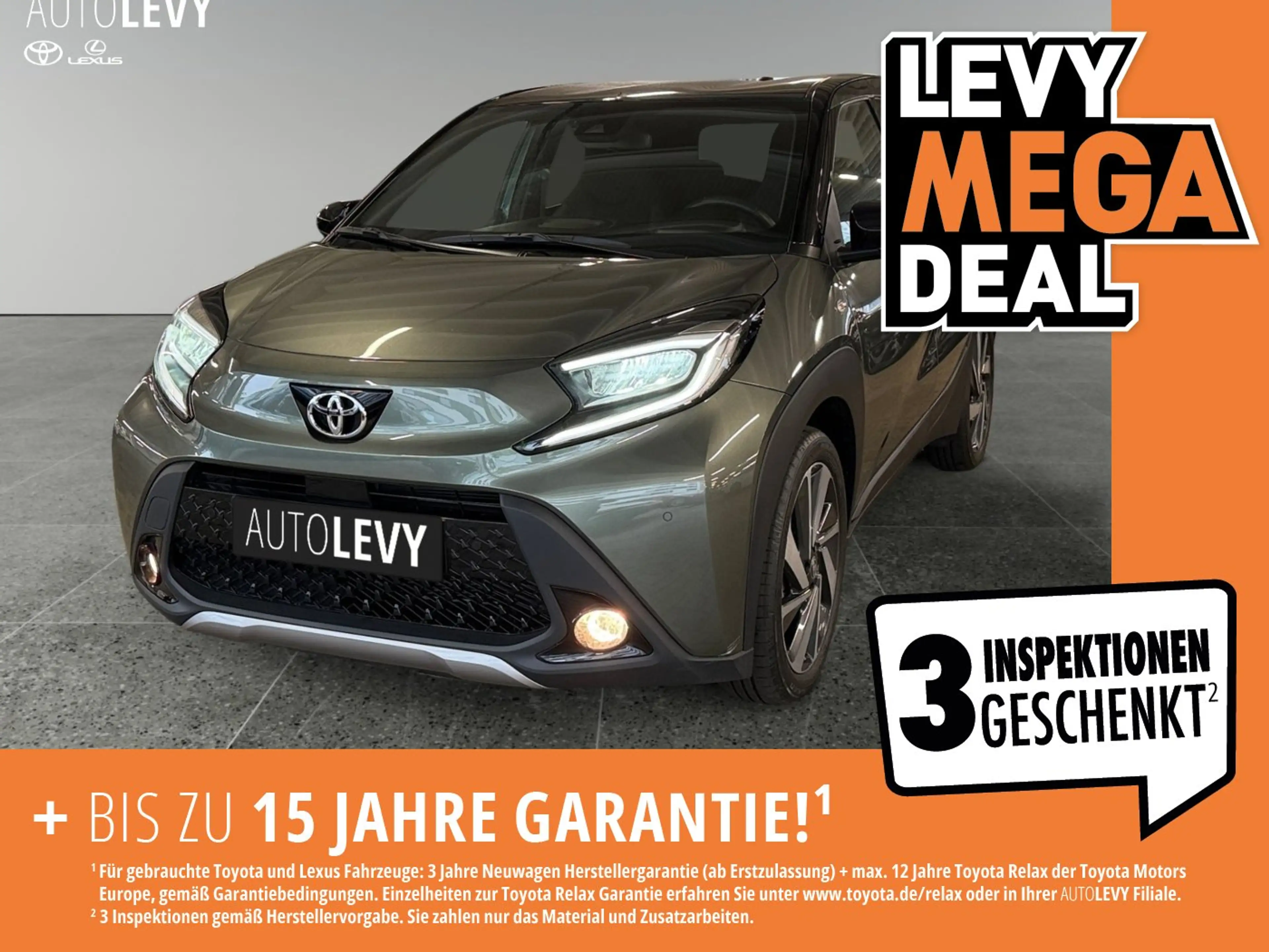 Toyota Aygo X 1.0 Automatik +LED+SHZ+Kamera+CarPlay+PDC+